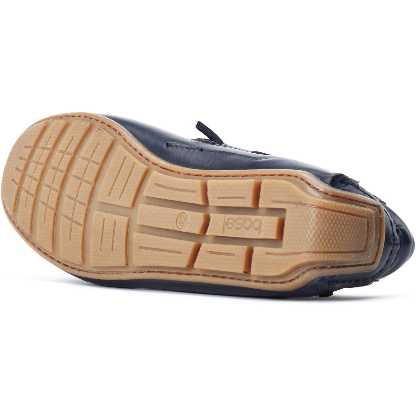 Base London Brooks Leather Men's Navy Loafers