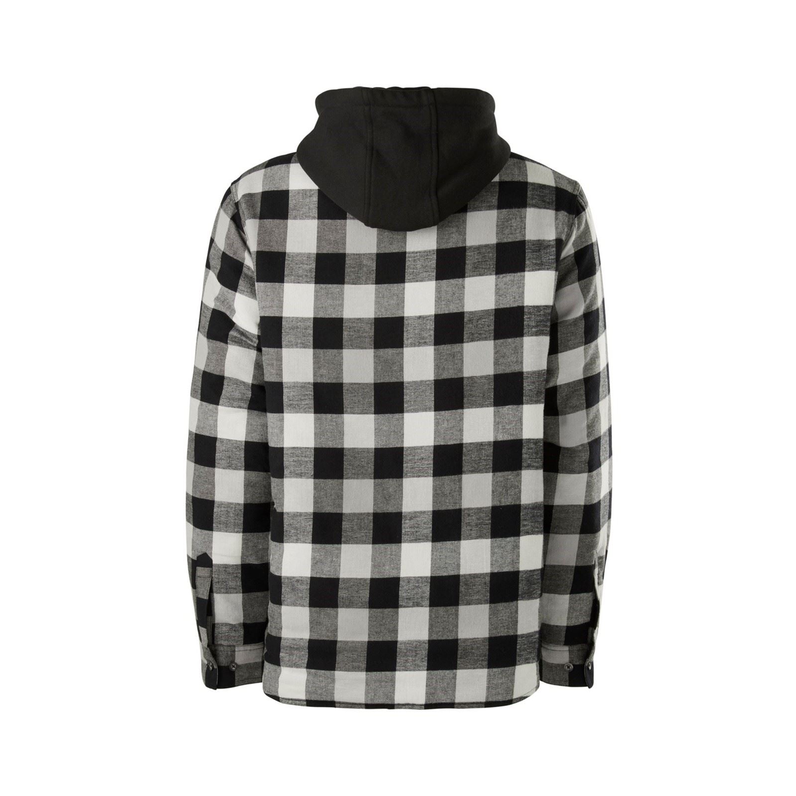 Hard Yakka Men's Quilted Flannel Shacket in Grey