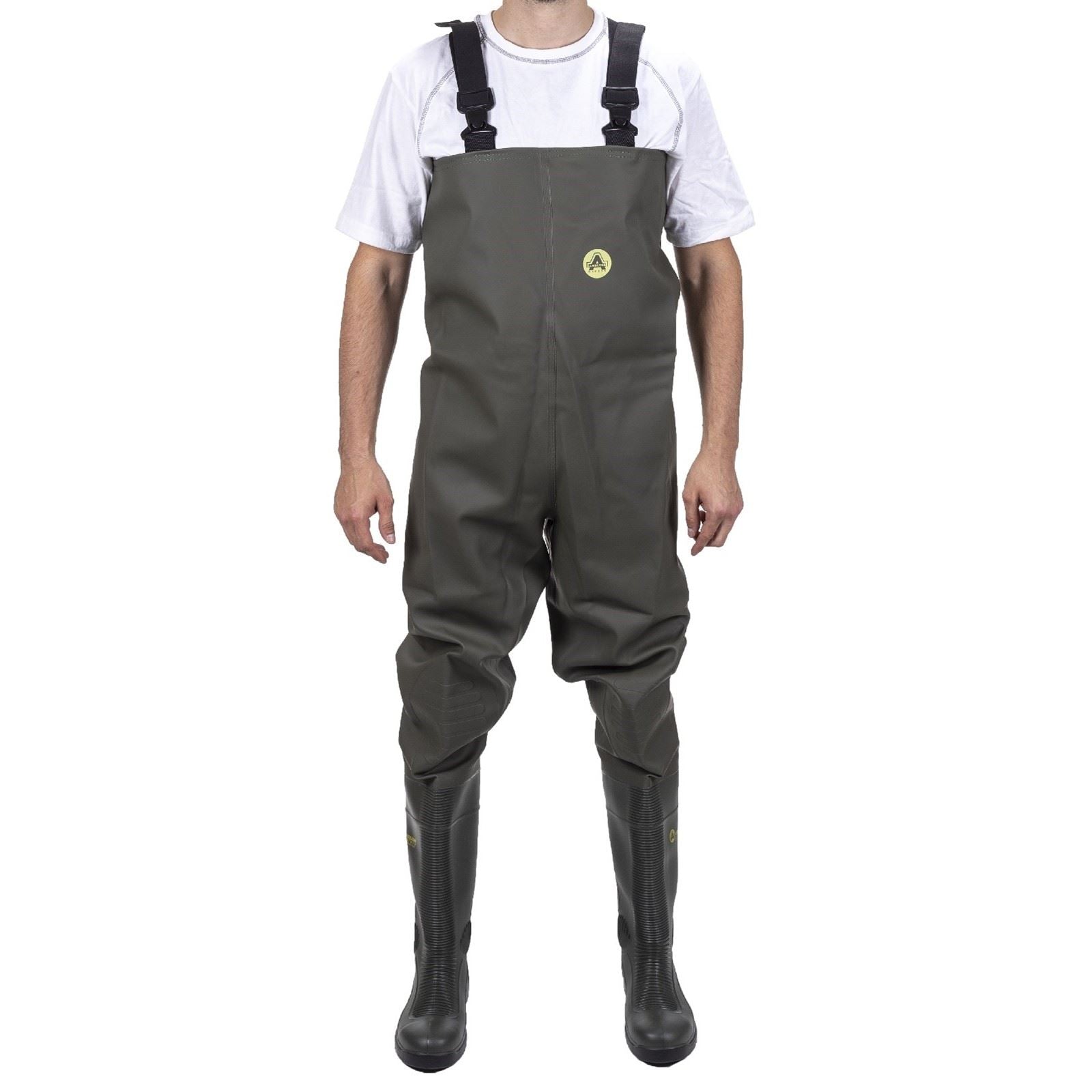 Amblers Safety Tyne Chest Safety Wader in Green