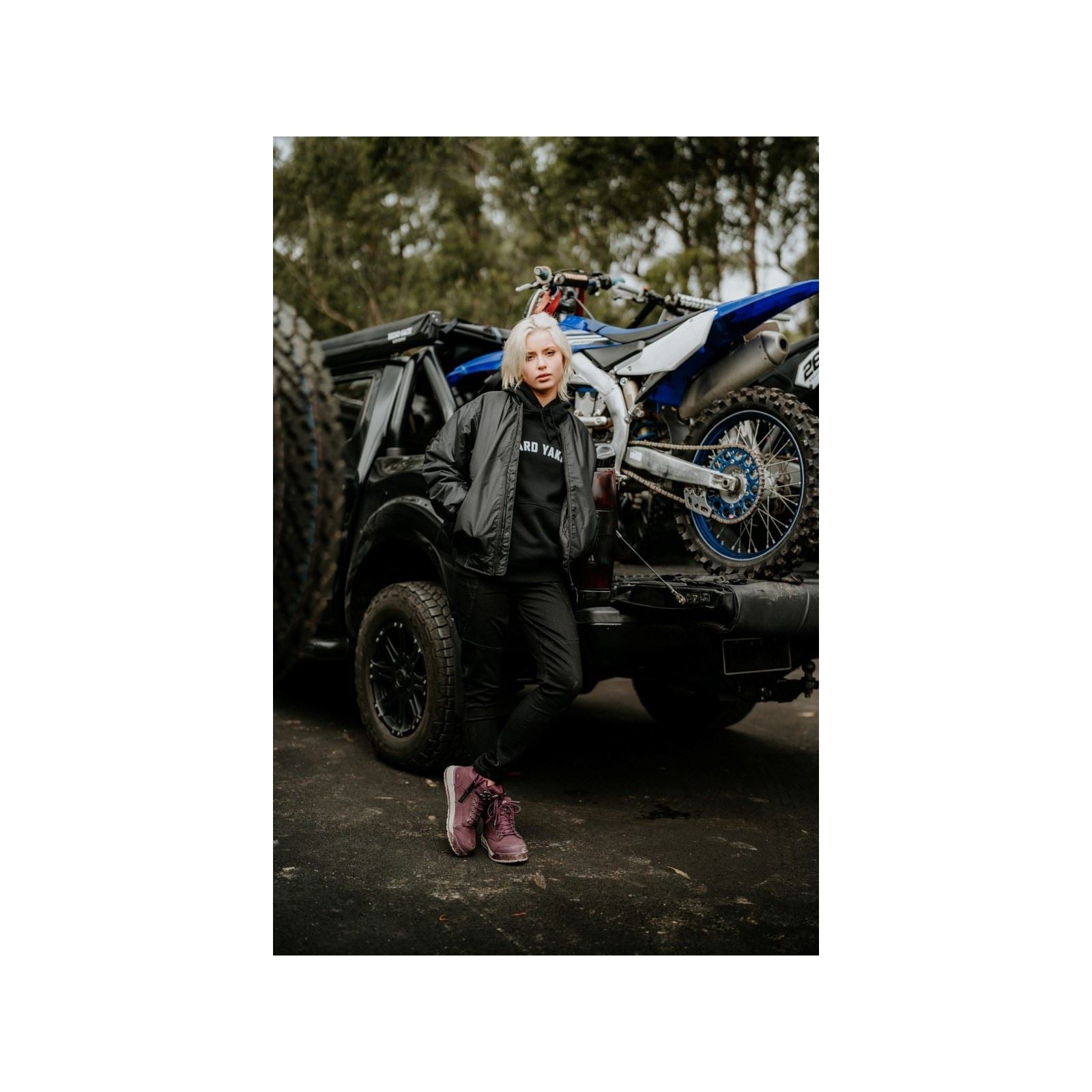 Hard Yakka Women's 3056 PR Side Zip Safety Boot in Shiraz