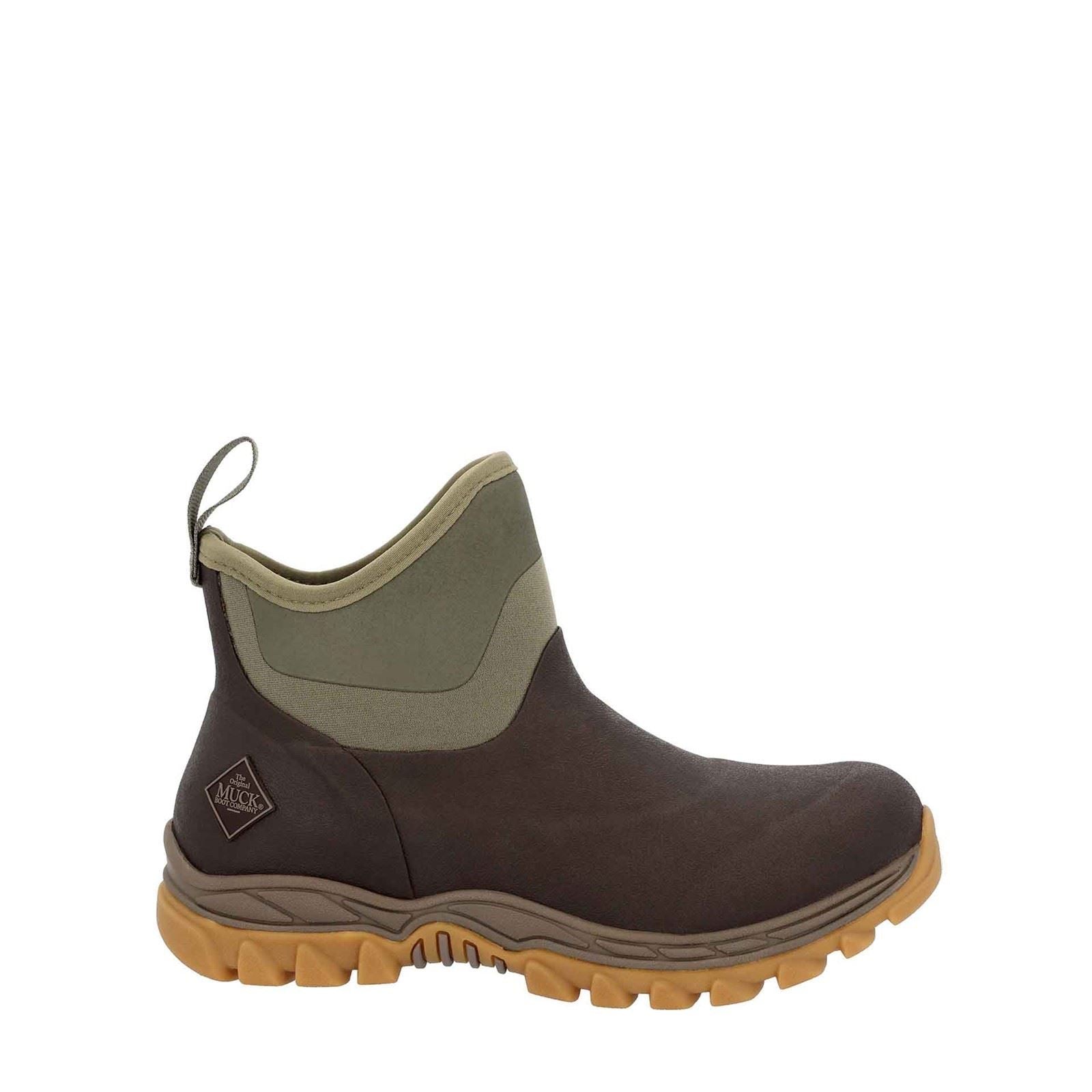 Muck Boots Women's Arctic Sport II Ankle Boot in Dark Brown/Olive