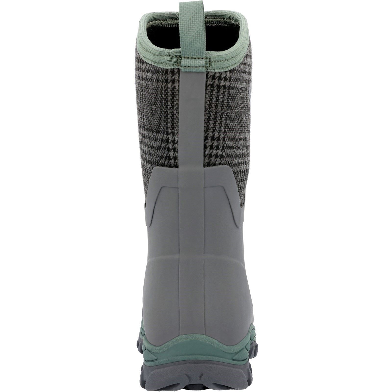 Muck Boots Women's Arctic Sport II Mid Boot in Grey/Plaid