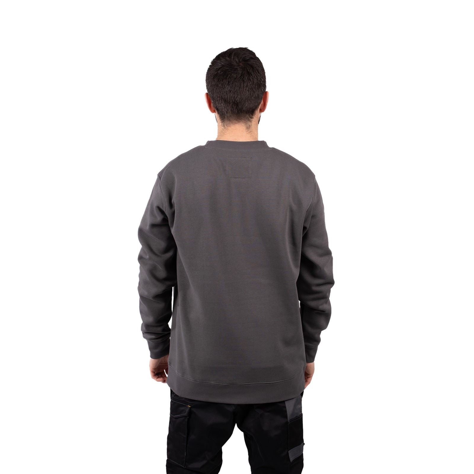 Caterpillar Men's Midweight Crewneck Sweatshirt in Magnet