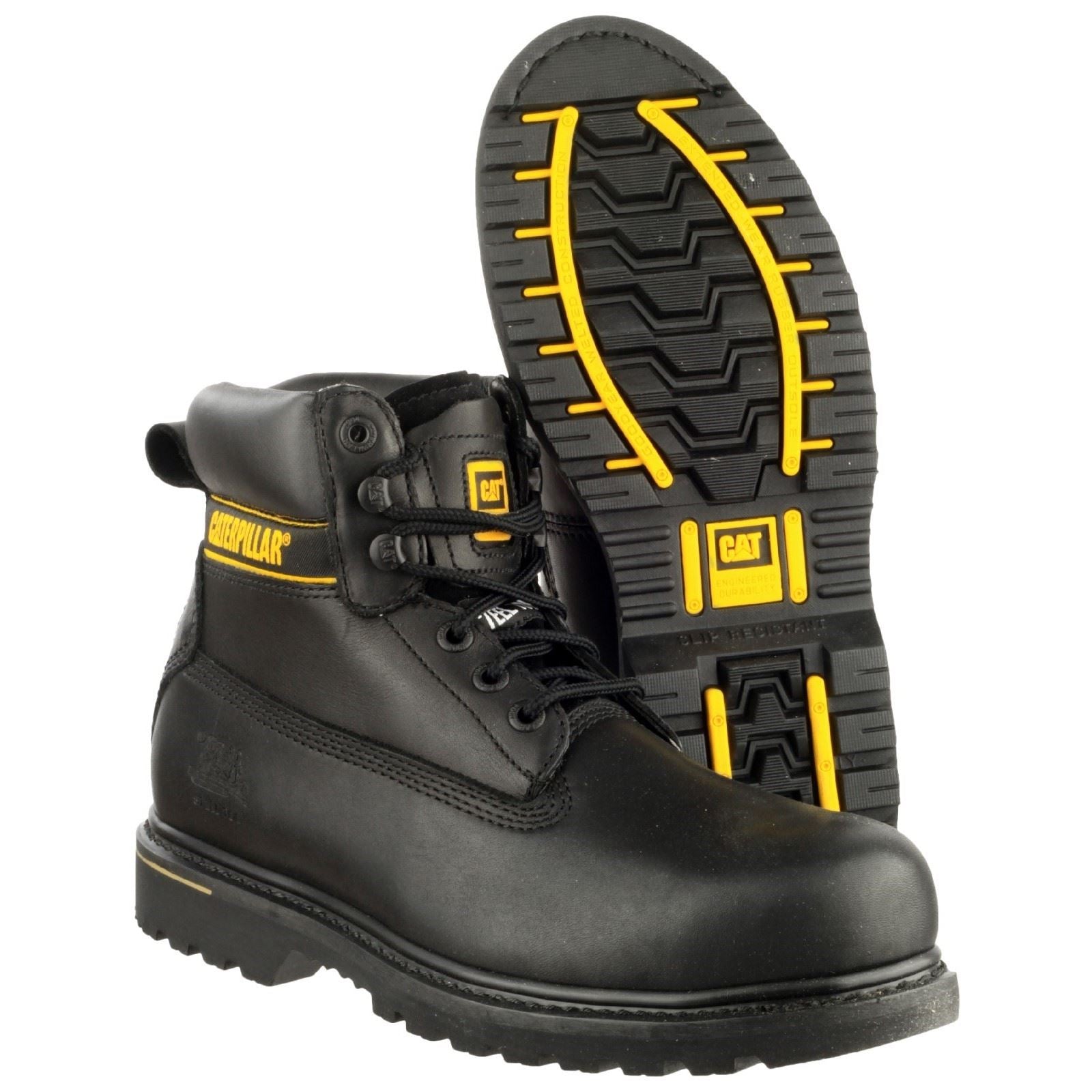 Caterpillar Men's Holton Safety Boot in Black