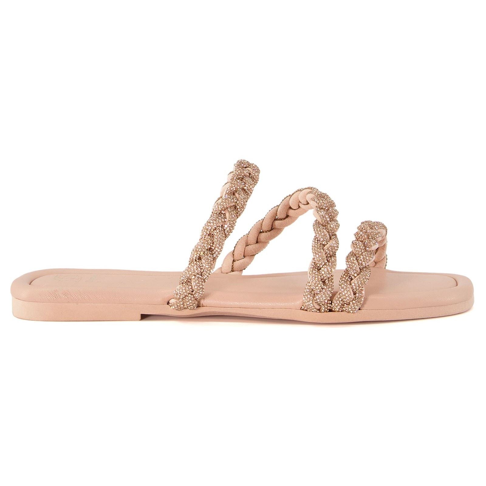 Dune Women's Lassa Mule in Nude