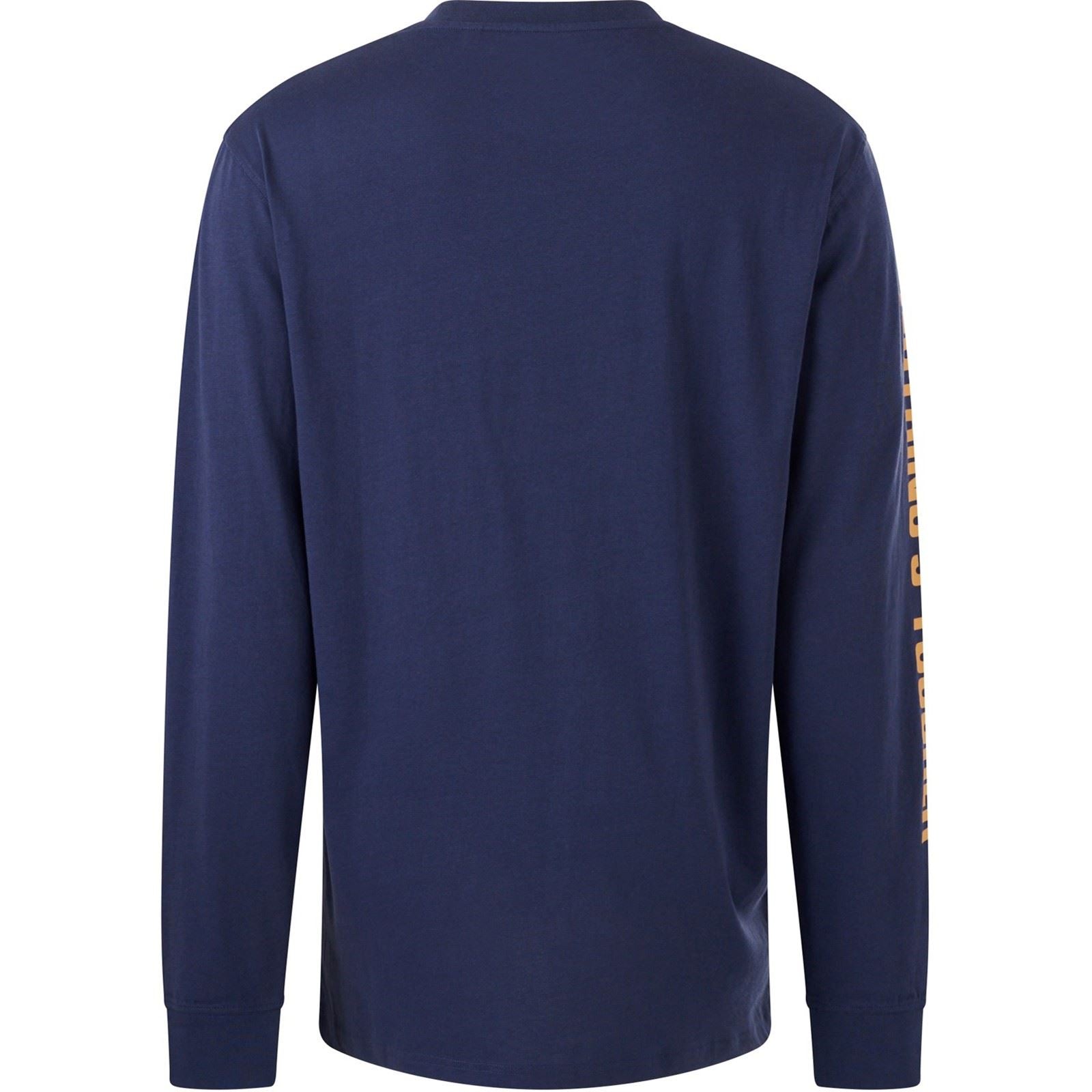 Hard Yakka Men's Heritage Icon Long Sleeve Tee in Navy