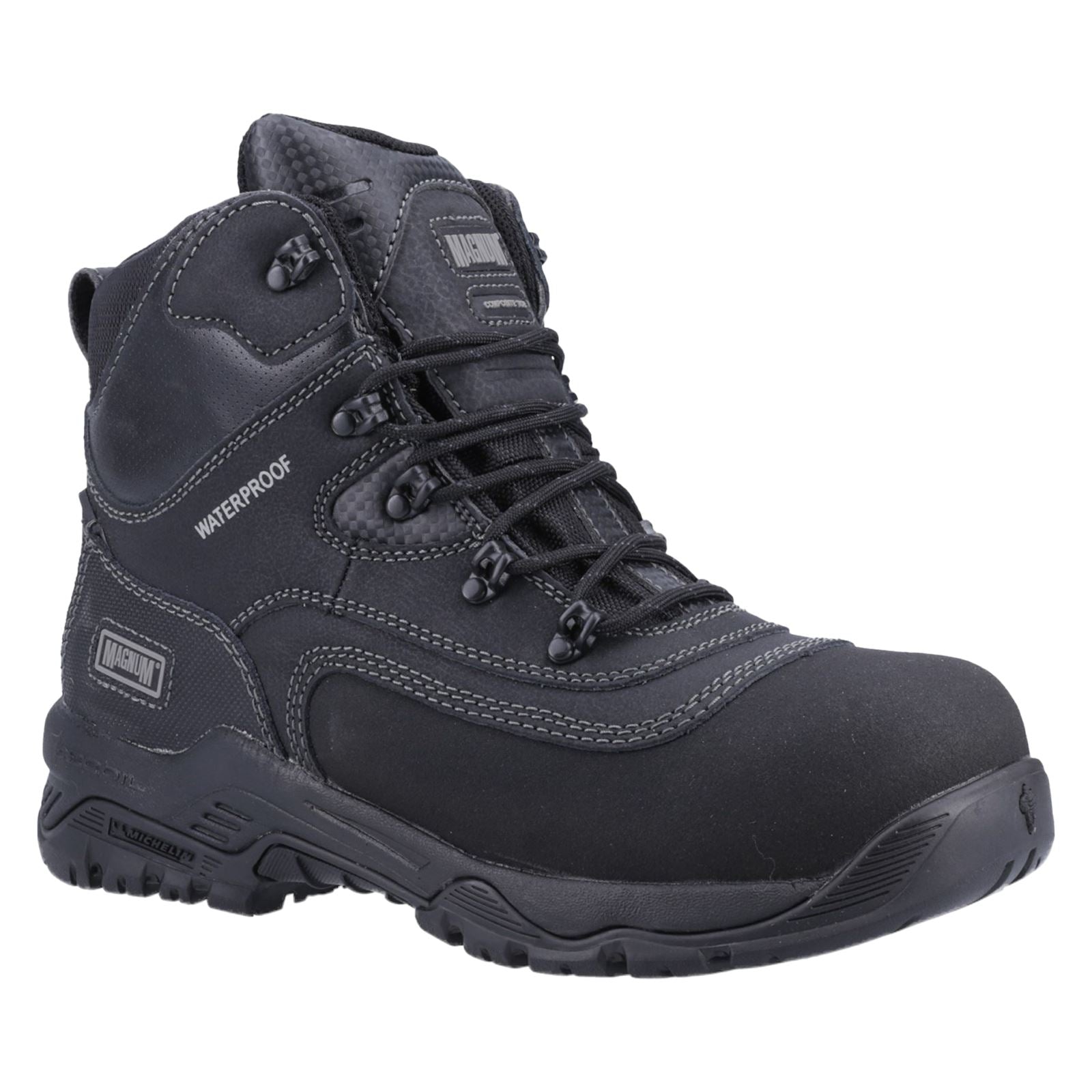 Magnum Broadside 6.0 CT CP WP Safety Boot in Black