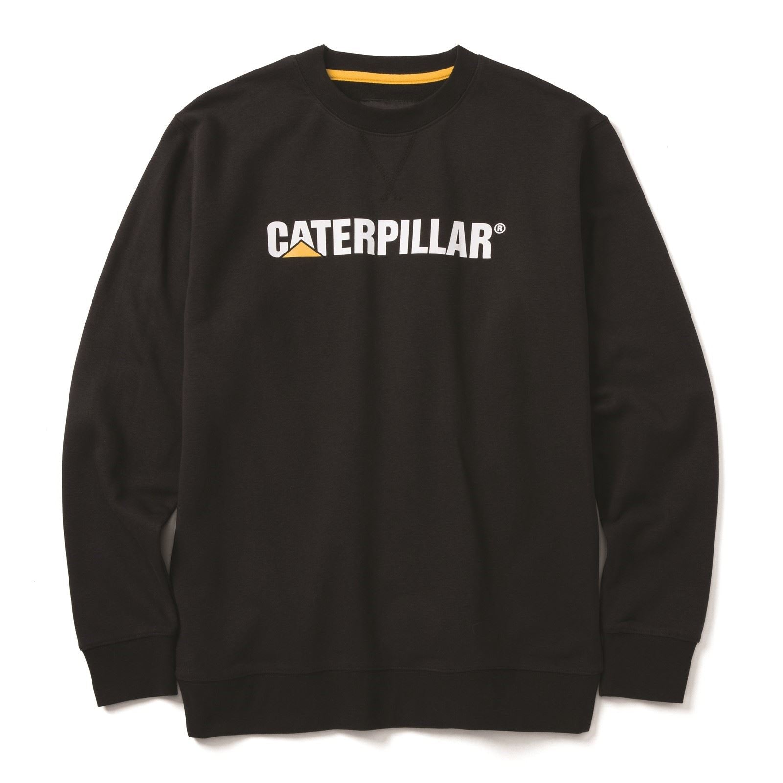 Caterpillar Men's Midweight Crewneck Sweatshirt in Black
