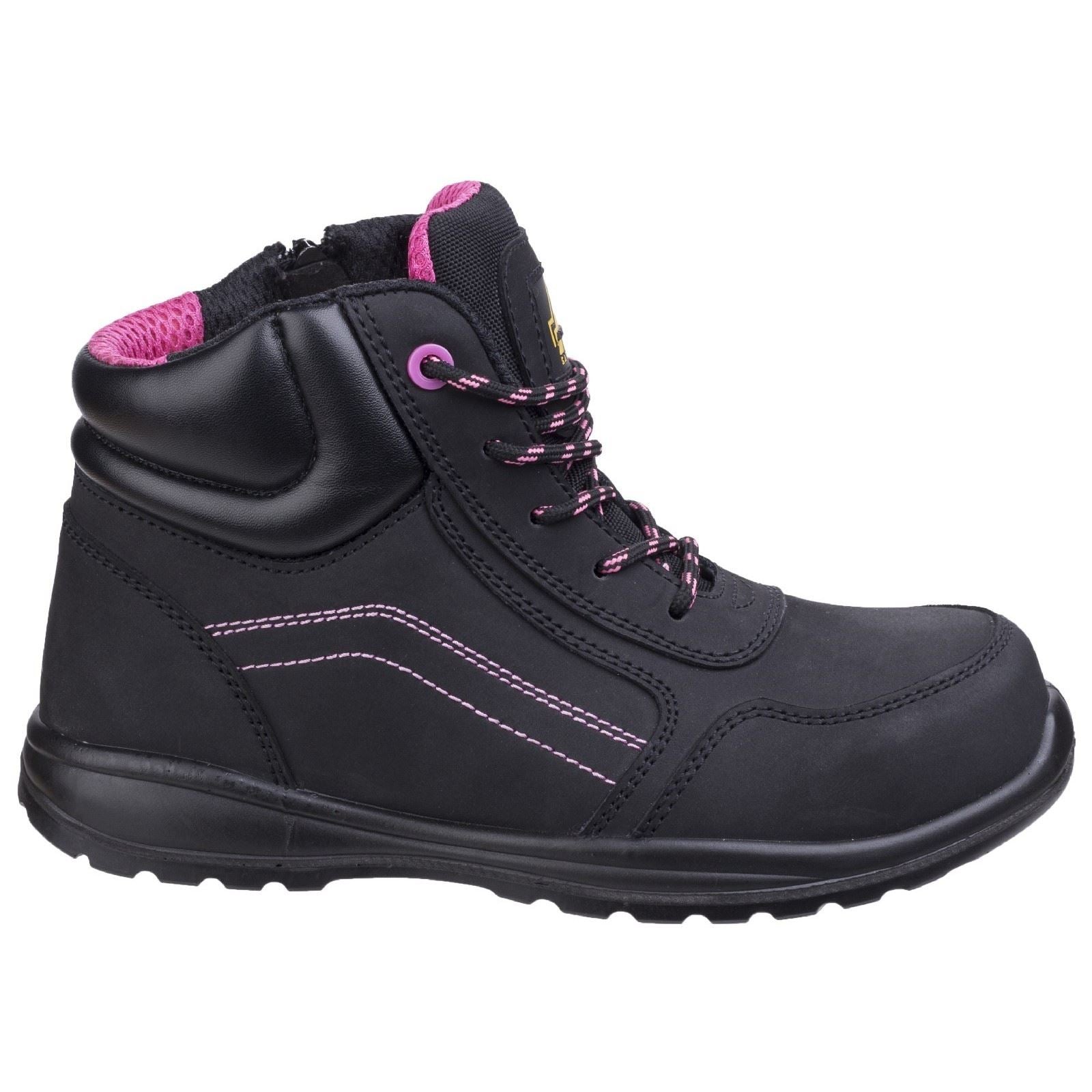 Amblers Safety Women's AS601 Lydia Composite Safety Boot With Side Zip in Black