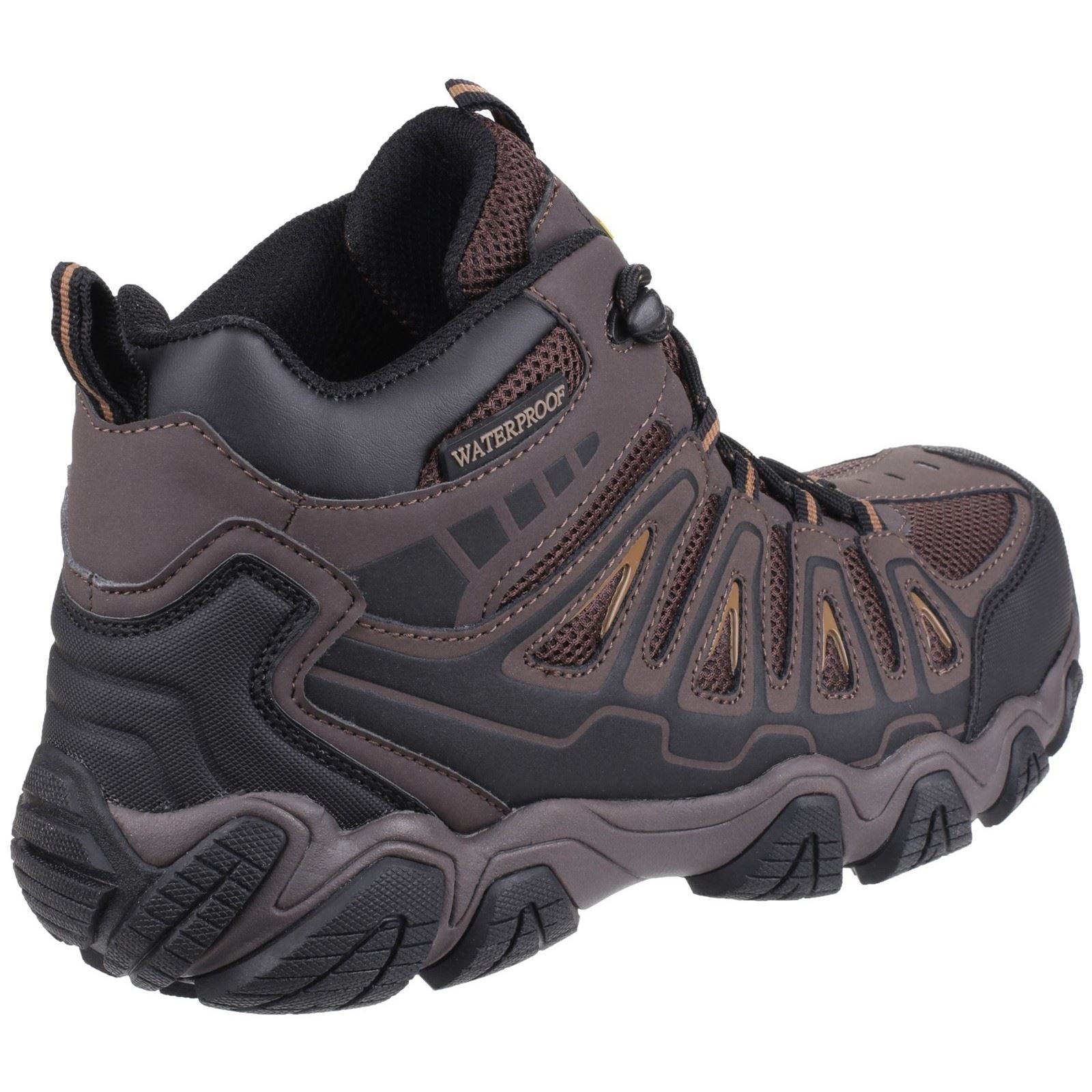 Amblers Safety Men's AS801 Rockingham Waterproof Non-Metal Safety Hiker in Brown