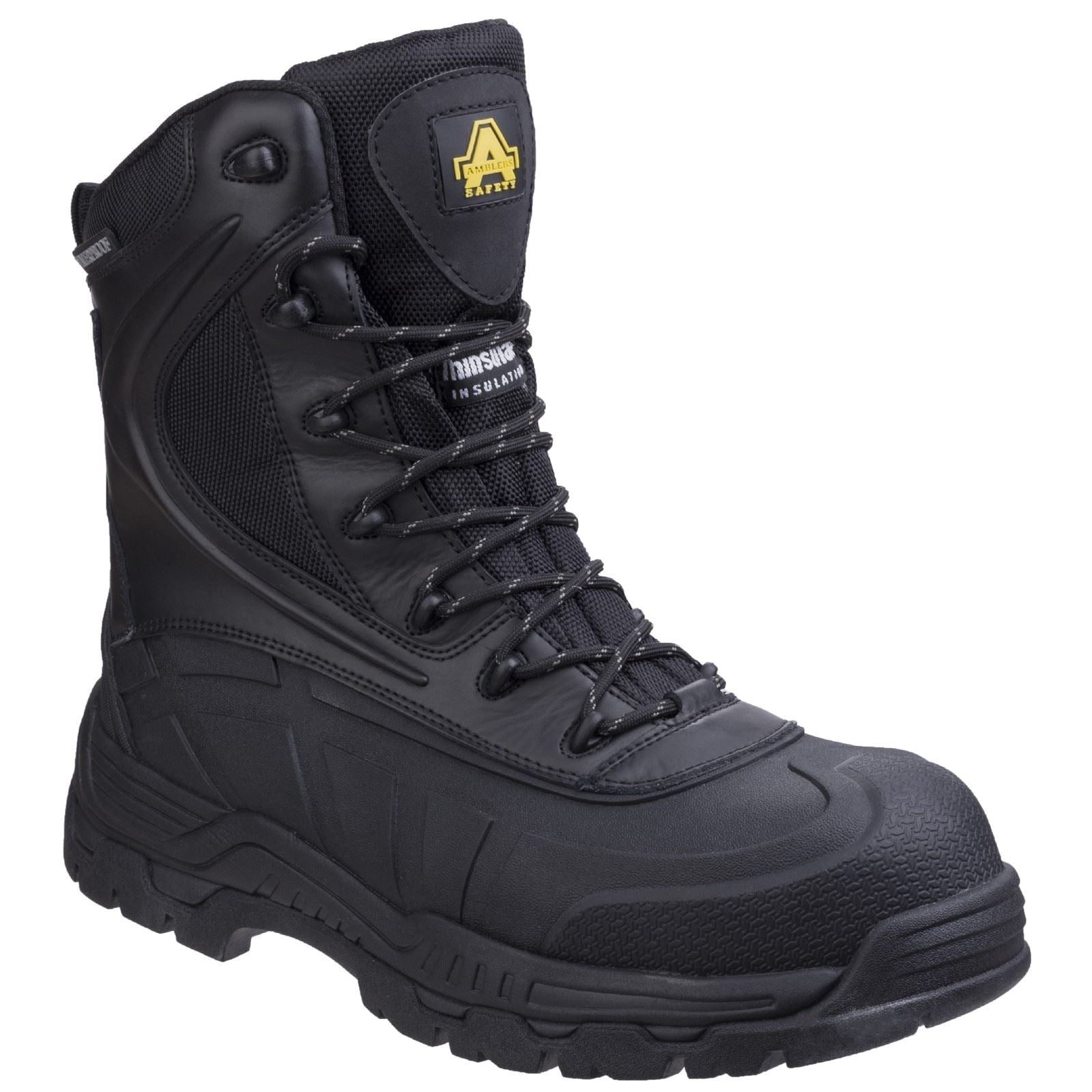 Amblers Safety AS440 Hybrid Metal Free Hi-leg Waterproof Safety Boot in Black