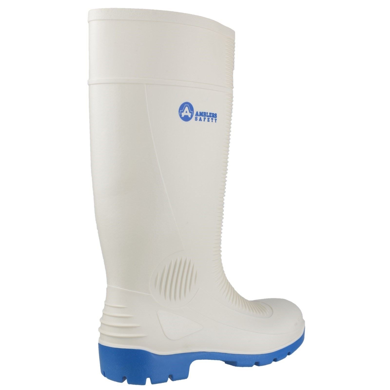 Amblers Safety FS98 Steel Toe Food Safety Wellington in White
