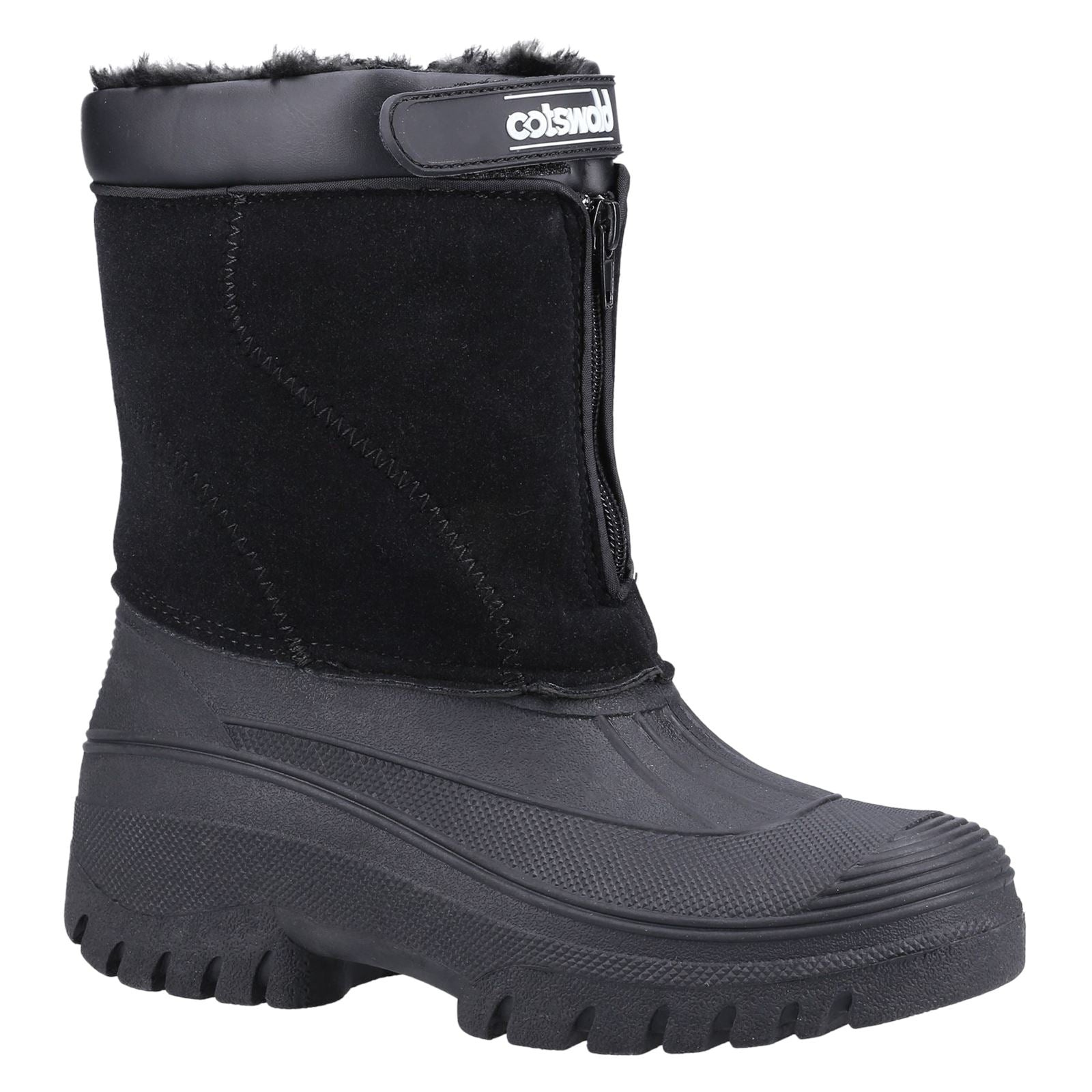 Cotswold Women's Venture Waterproof Winter Boot in Black