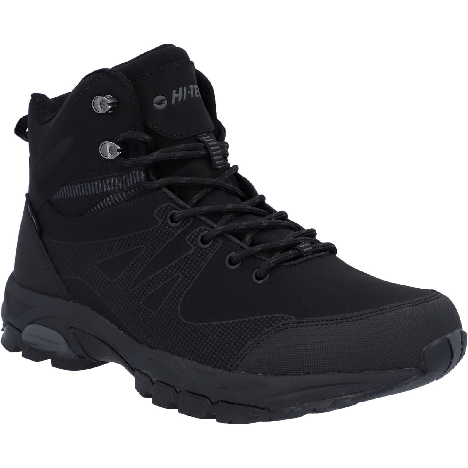 Hi-Tec Jackdaw Mid WP Polyester Men's Black/Carbon Grey Hiking Boots