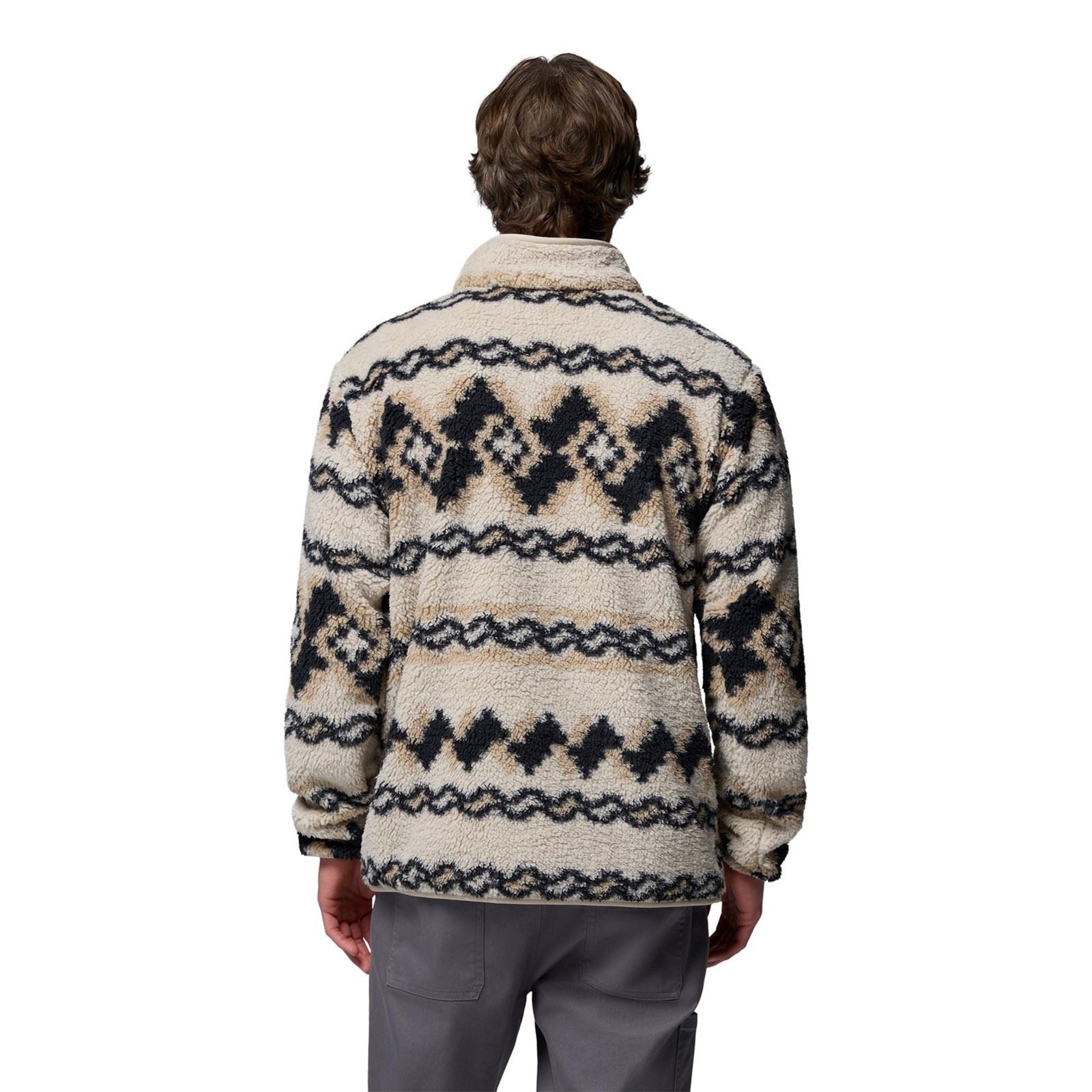 Columbia Rugged Ridge High Pile Half Zip Men's Brown Fleece Pullover