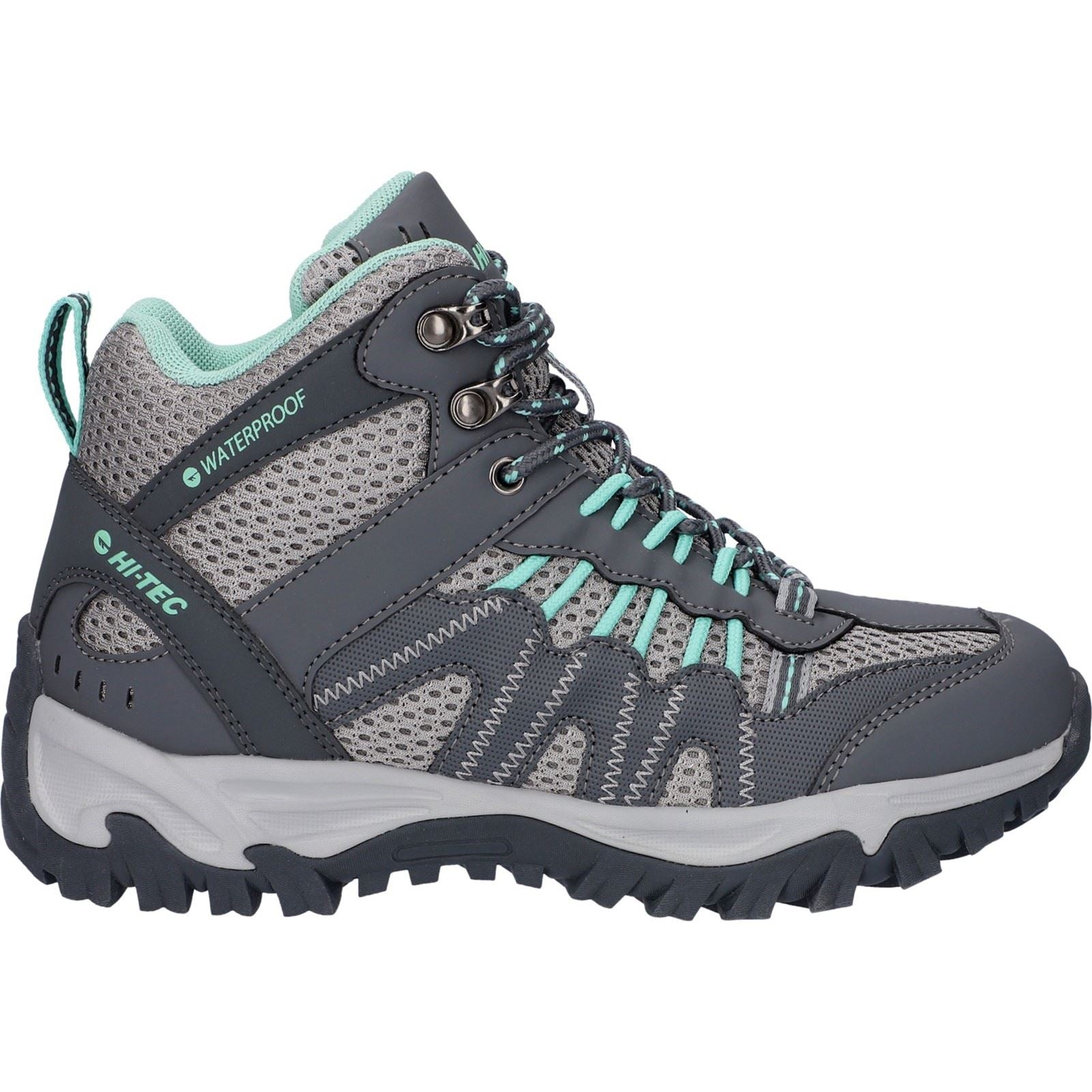 Hi-Tec Jaguar Mid Polyester Women's Charcoal/Graphite/Cool Grey Hiking Boots