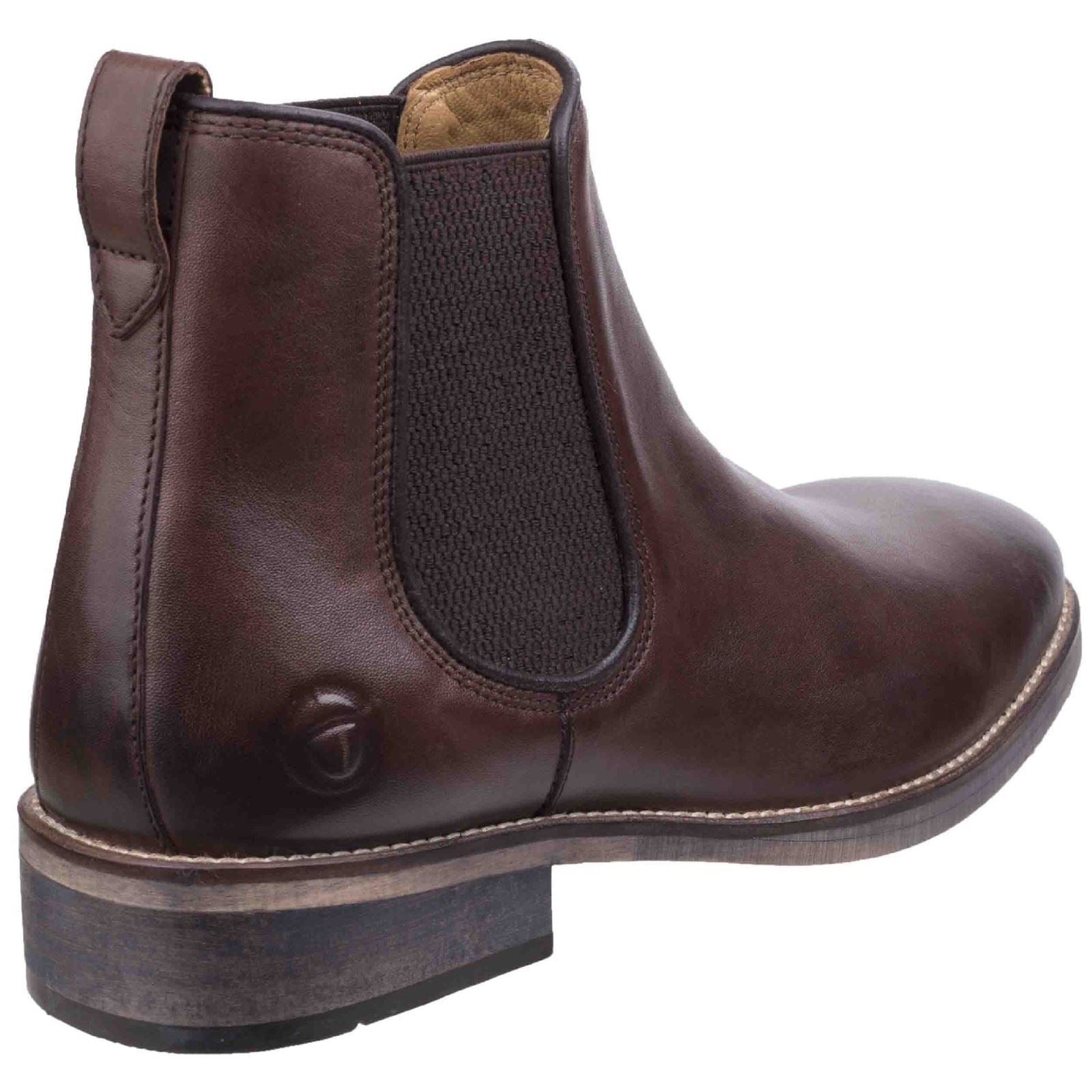 Cotswold Men's Corsham Chelsea Boot in Dark Brown