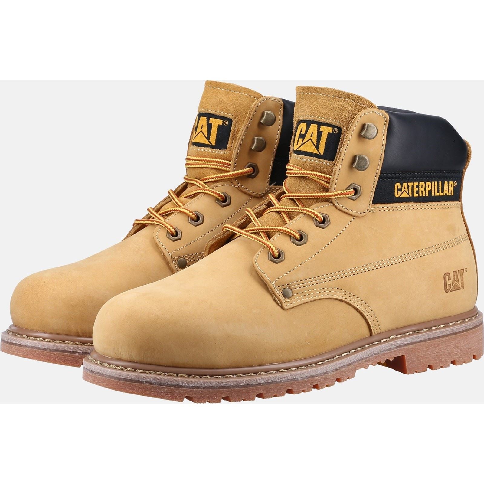 Caterpillar Men's Powerplant S3 GYW Safety Boot in Honey