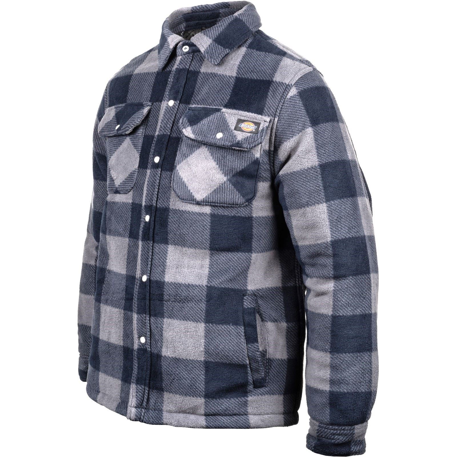 Dickies Portland Polyester Men's Blue Casual Shirt