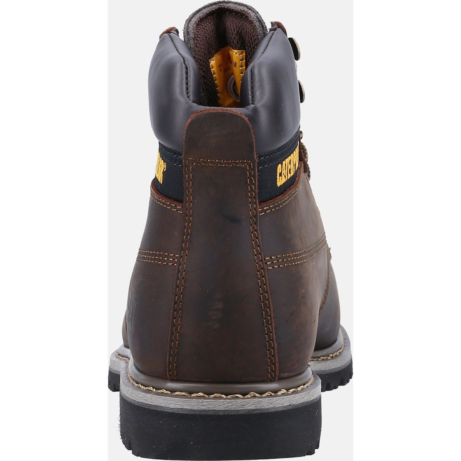 Caterpillar Men's Powerplant S3 GYW Safety Boot in Brown