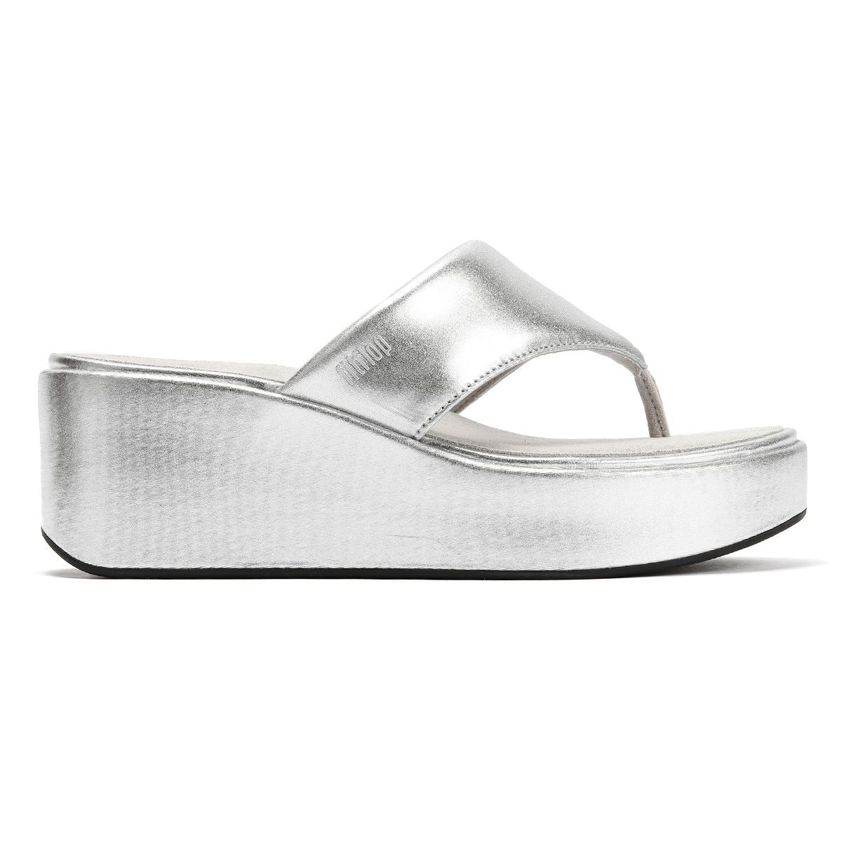 FitFlop Platfform Wedge Women's Silver Sandals