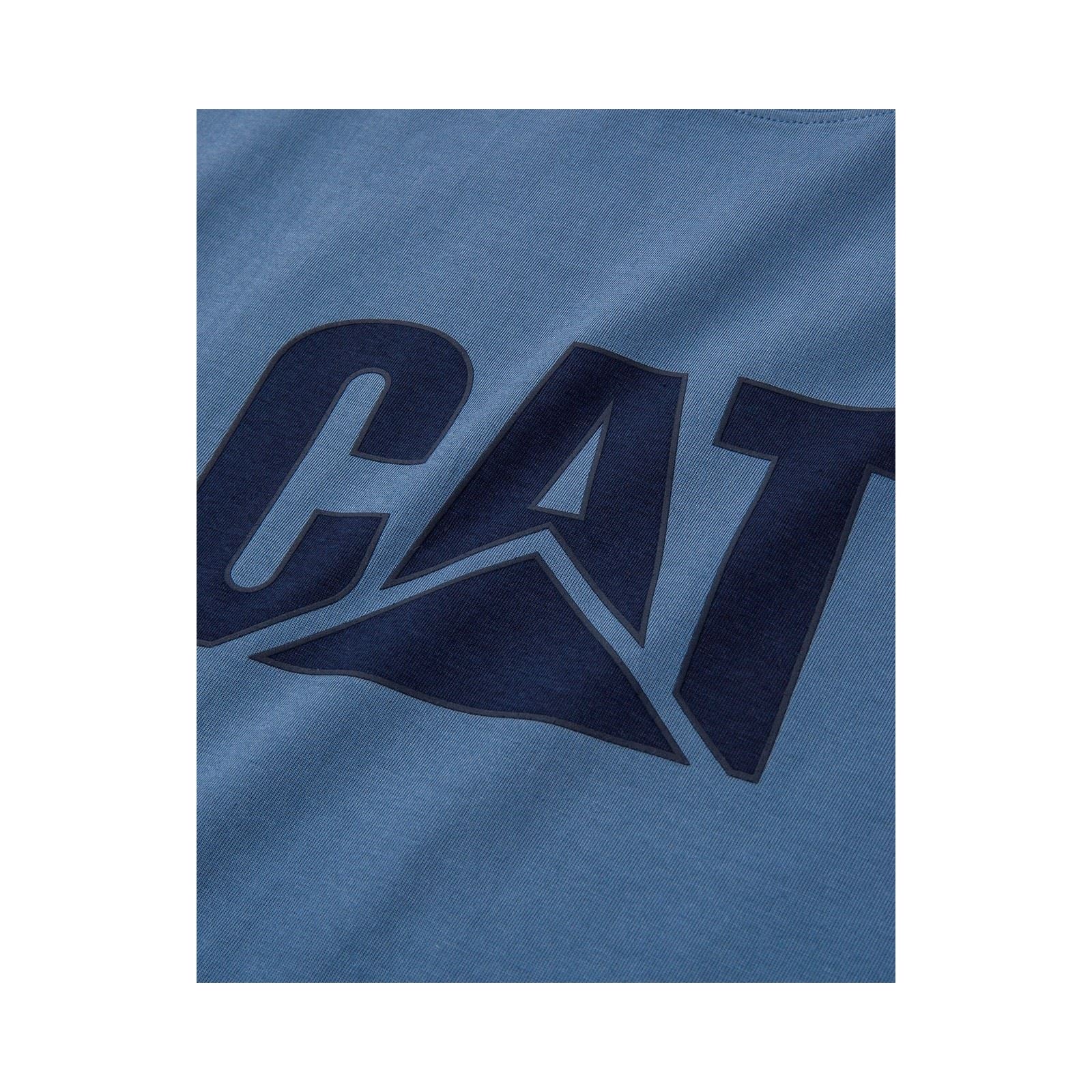 Caterpillar Men's Trademark Logo T-Shirt in Coronet Blue