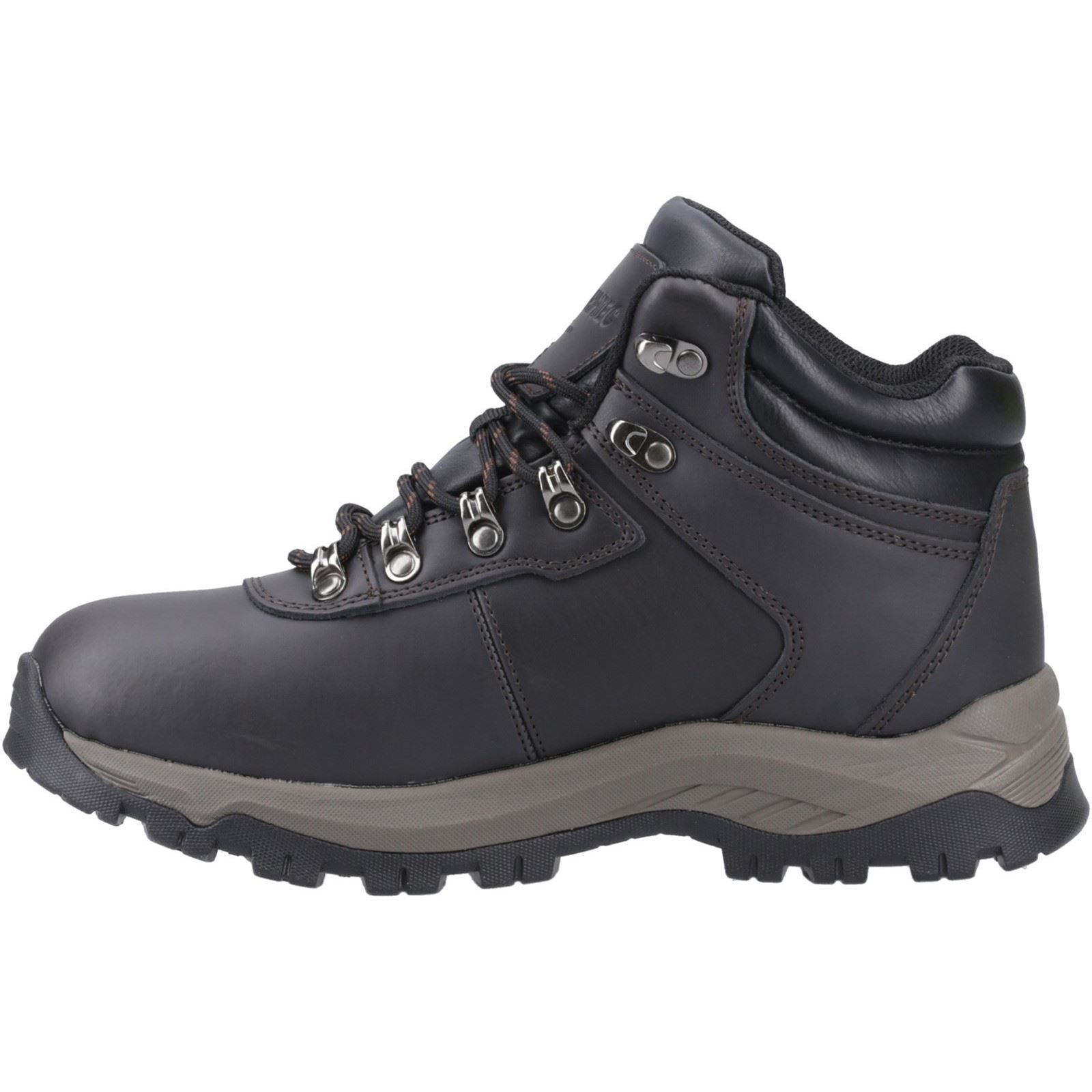 Hi-Tec Eurotrek Lite Waterproof Faux Leather Men's Dark Chocolate Hiking Boots