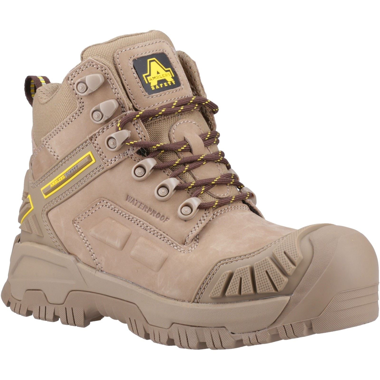 Amblers Safety Men's AS965C Stone Safety Boot in Stone