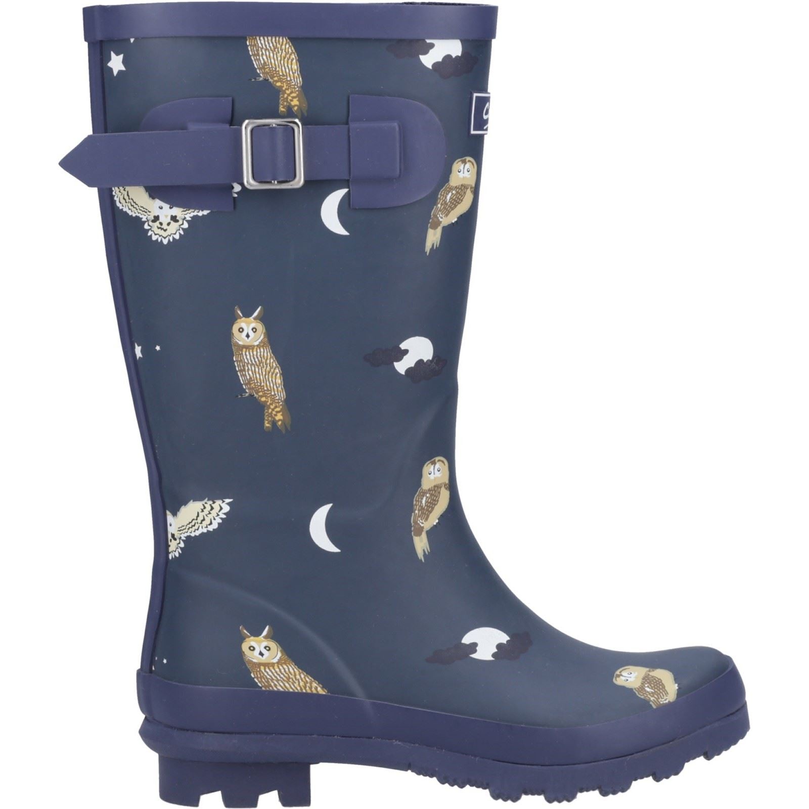 Cotswold Woodland Rubber Junior Owls Wellington Boots