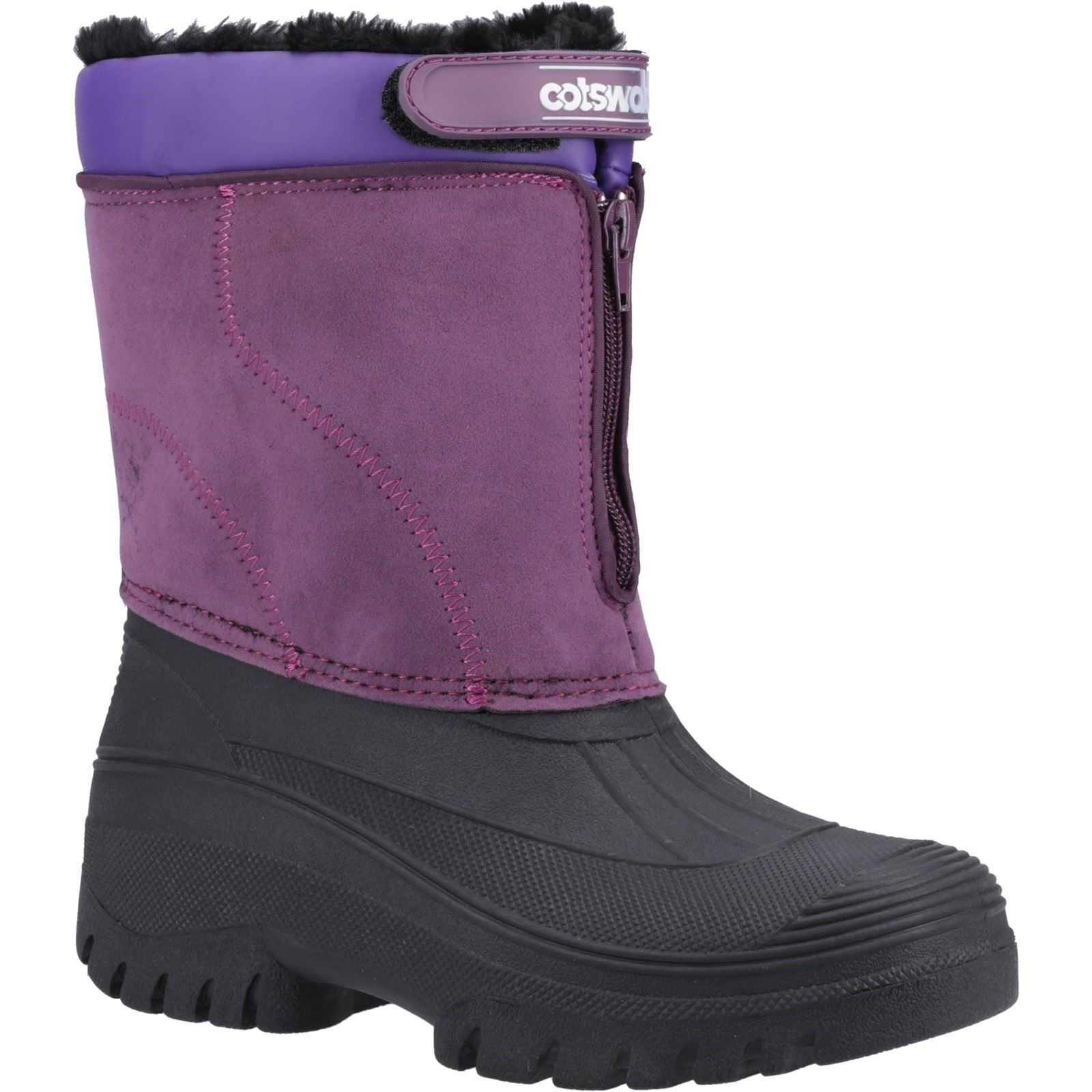 Cotswold Women's Venture Waterproof Winter Boot in Purple