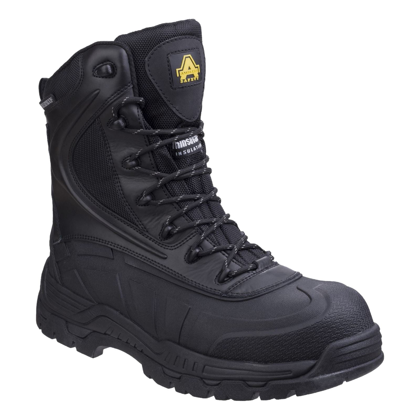 Amblers Safety AS440 Hybrid Metal Free Hi-leg Waterproof Safety Boot in Black