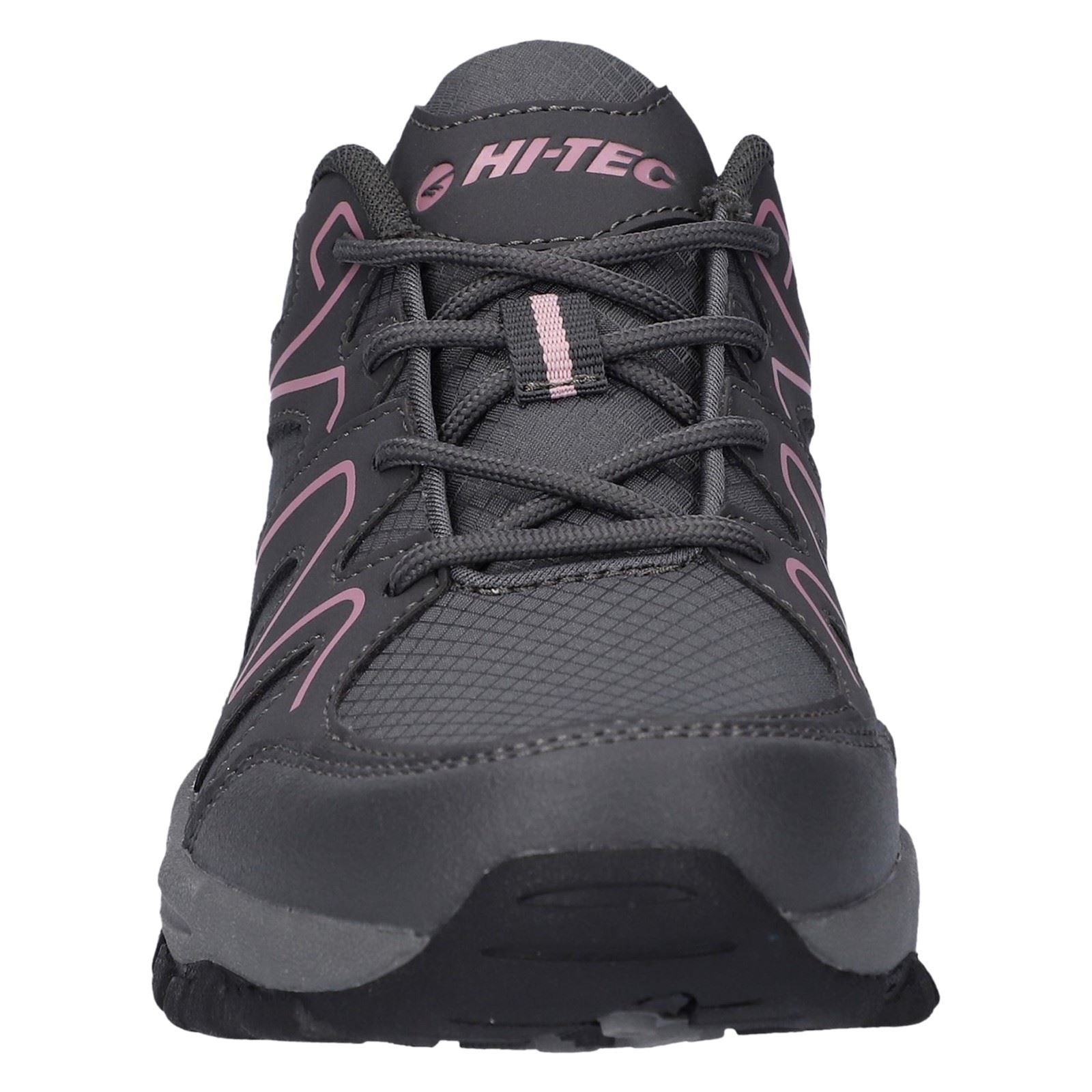 Hi-Tec Maine Polyester Women's Steel Grey Charcoal Hiking Boots