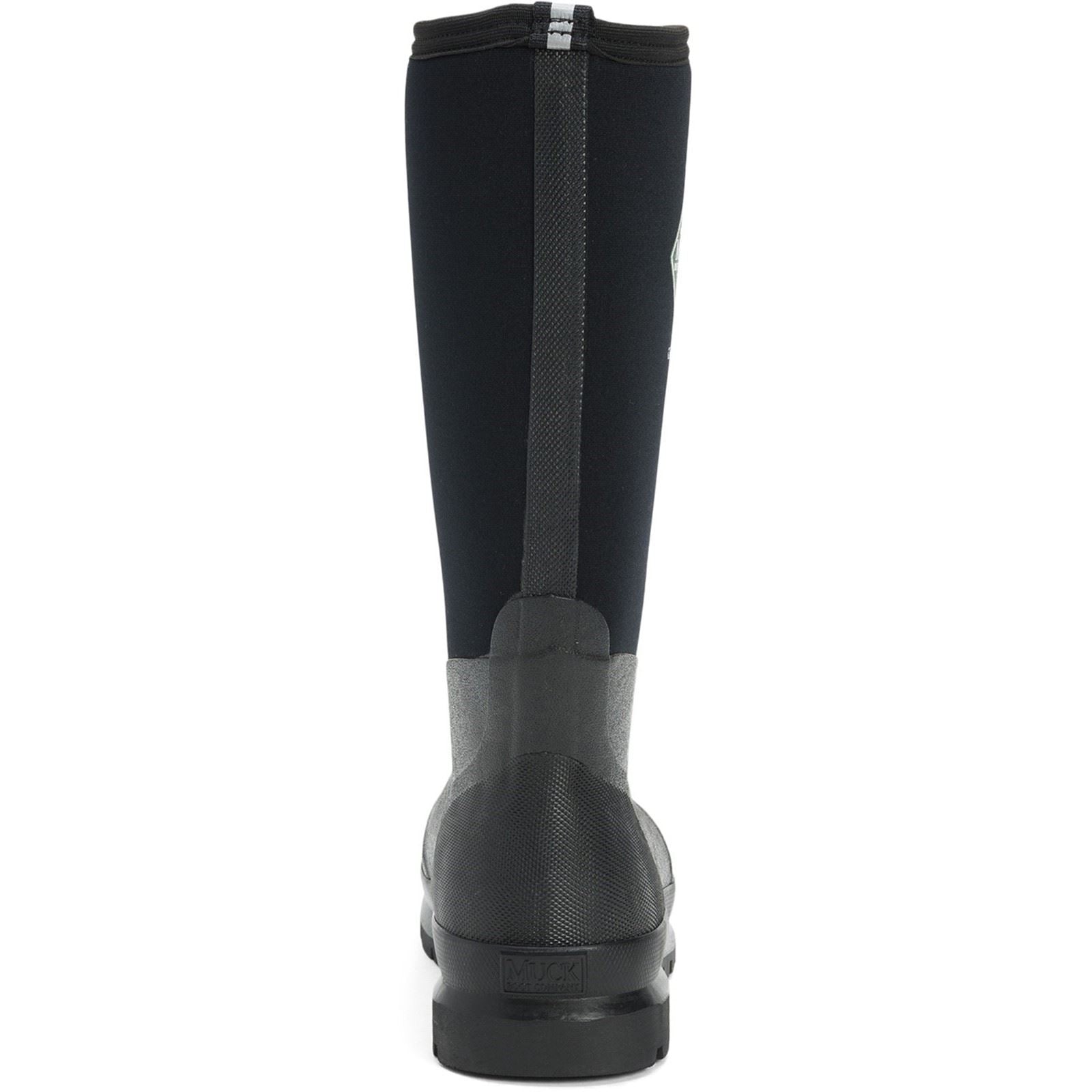 Muck Boots Chore Classic Hi Patterned Wellington in Black