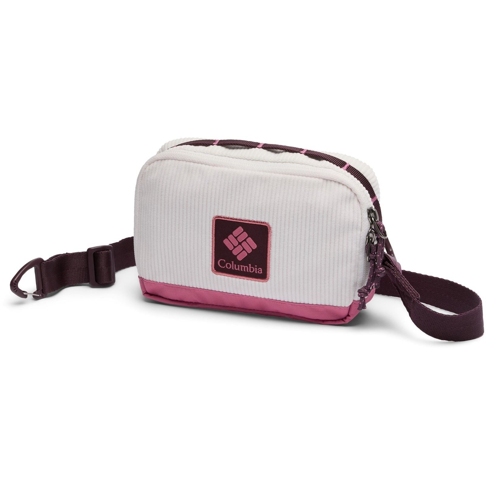 Columbia Trail Traveler Polyester White Crossbody Bag - One Size