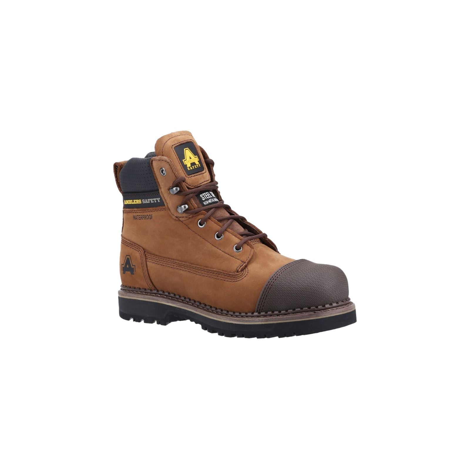 Amblers Safety Men's AS233 Scuff Safety Boot in Brown