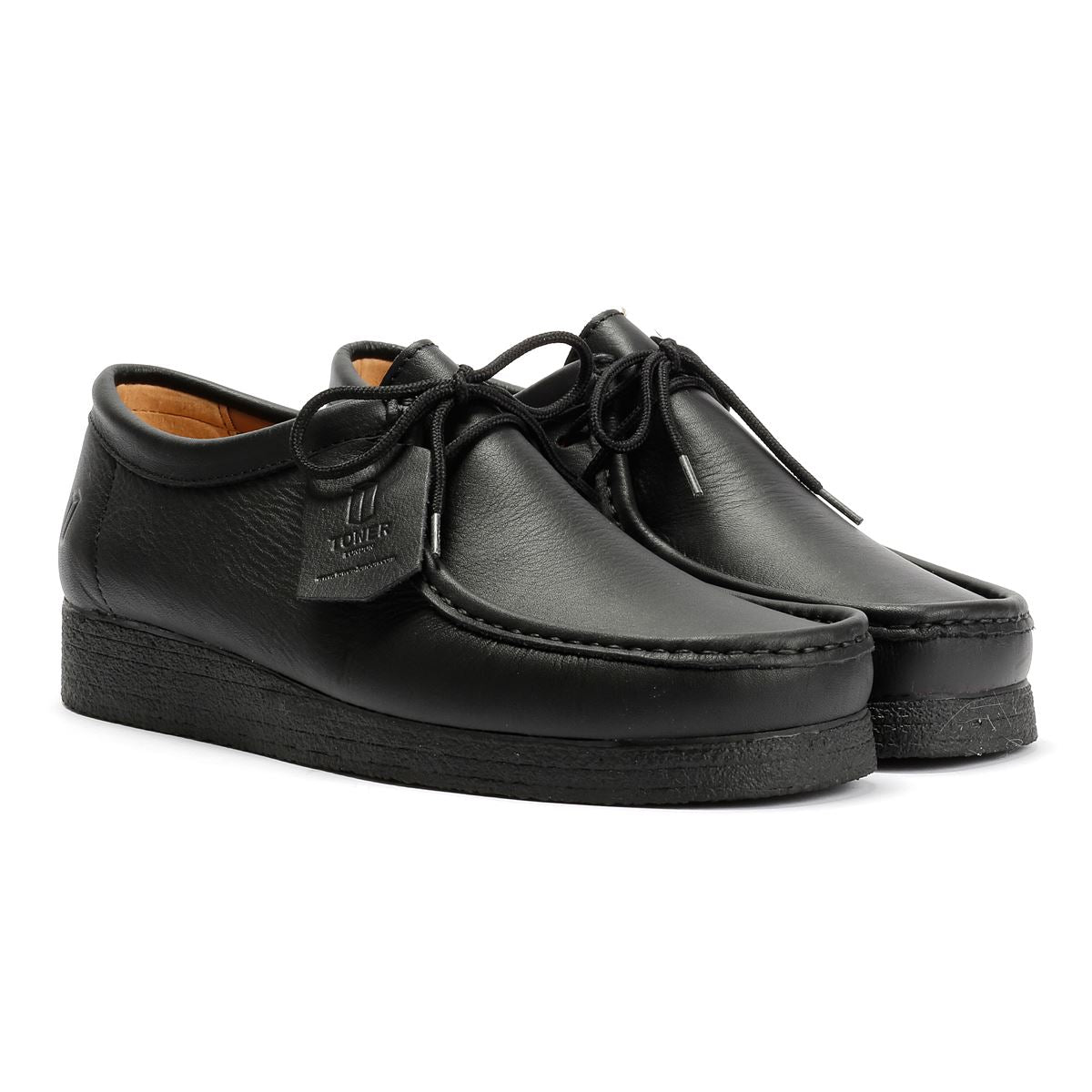 Tower Footwear (29456562) (5055924520481) TOWER UN APACHE LEATHER BLACK PLU 50 Colour: BLACK