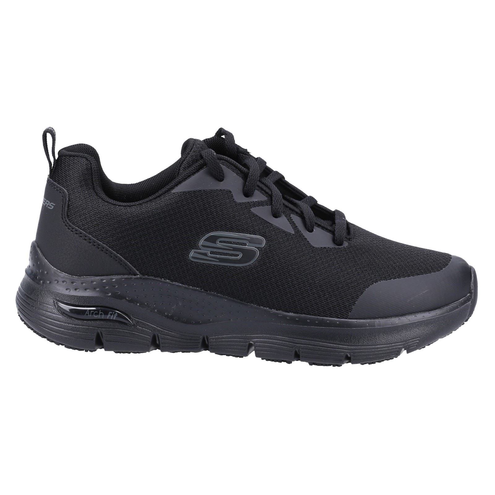Skechers Workwear Arch Fit Sr Polyester Women's Black Safety Trainers