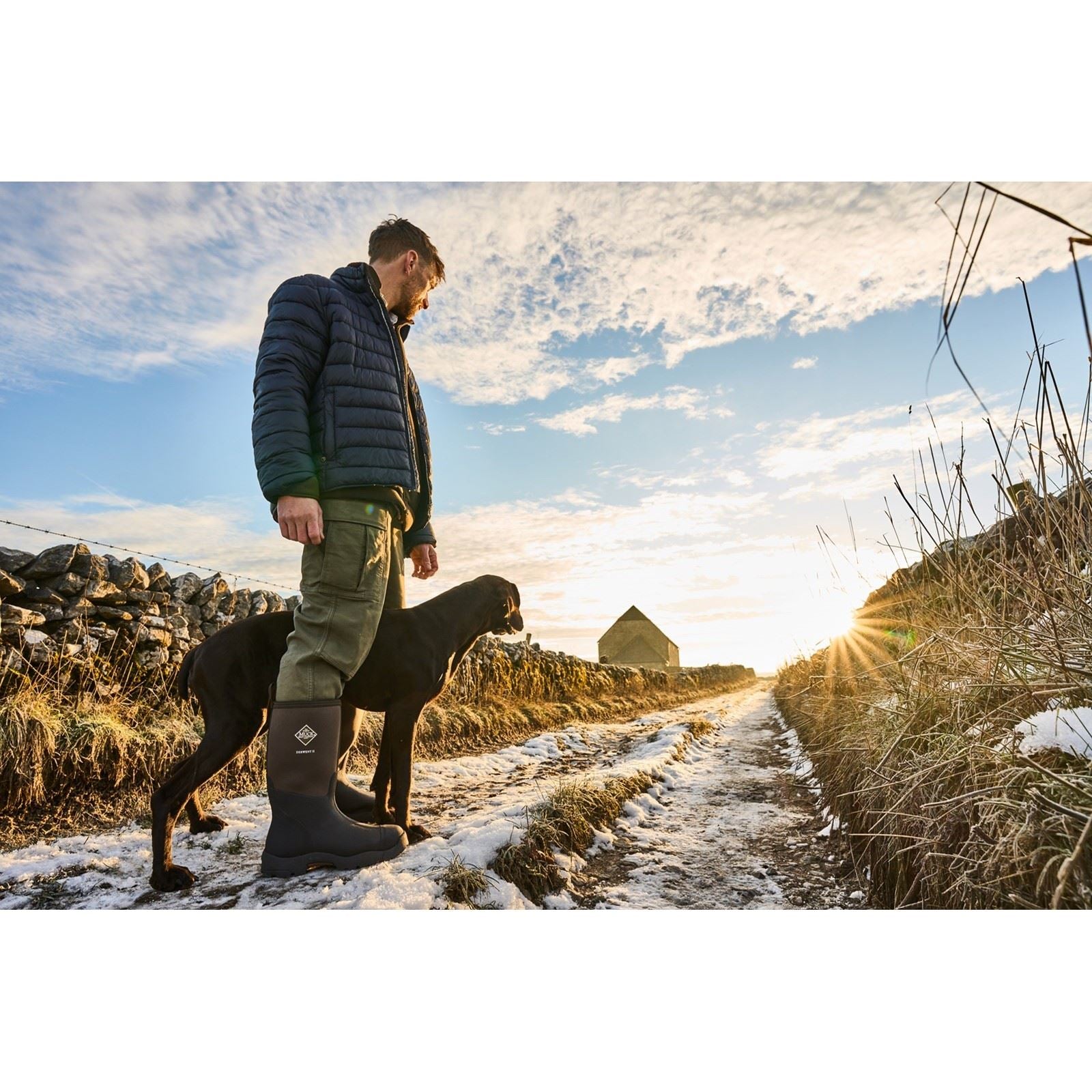 Muck Boots MB Derwent II Boot in Black/Bark
