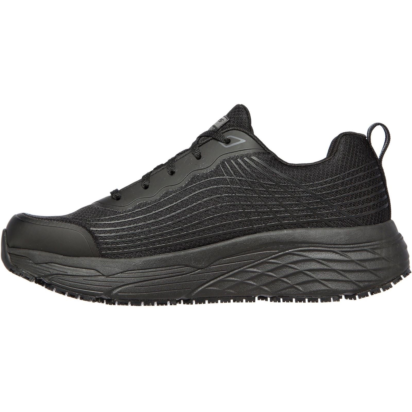Skechers Workwear Relaxed Fit Textile Men's Black Safety Trainers
