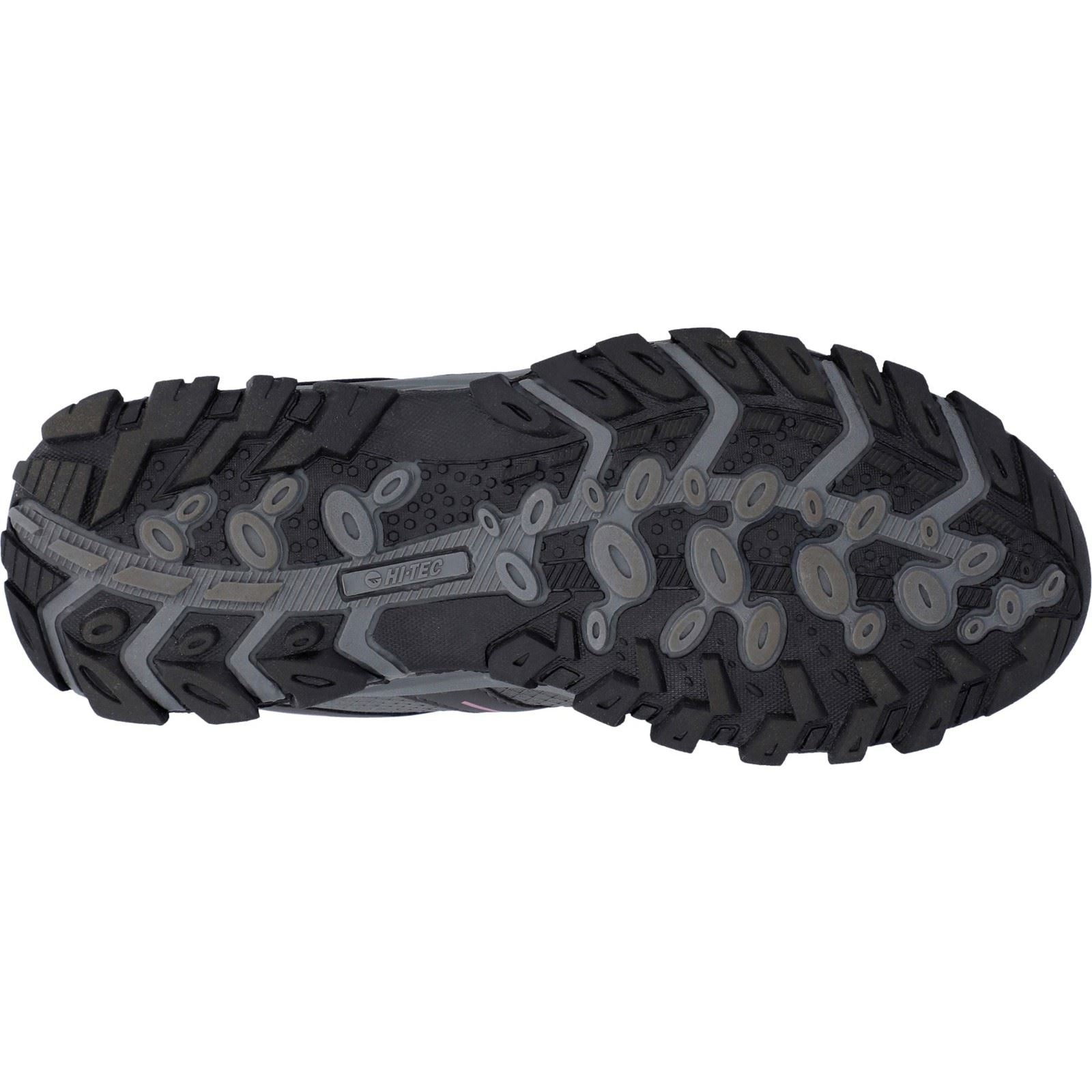 Hi-Tec Maine Polyester Women's Steel Grey Charcoal Hiking Boots