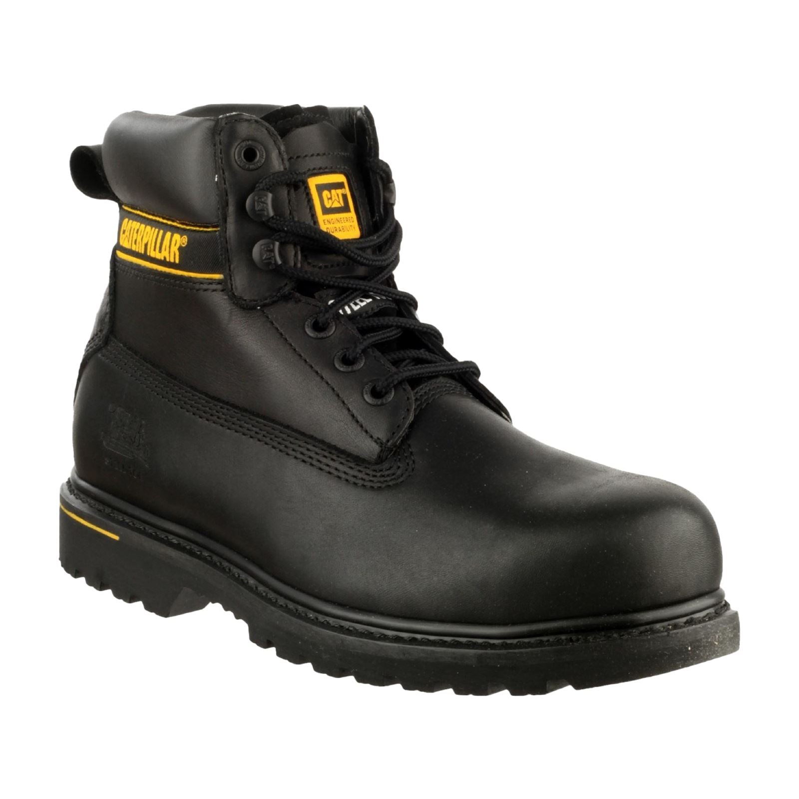 Caterpillar Men's Holton Safety Boot in Black