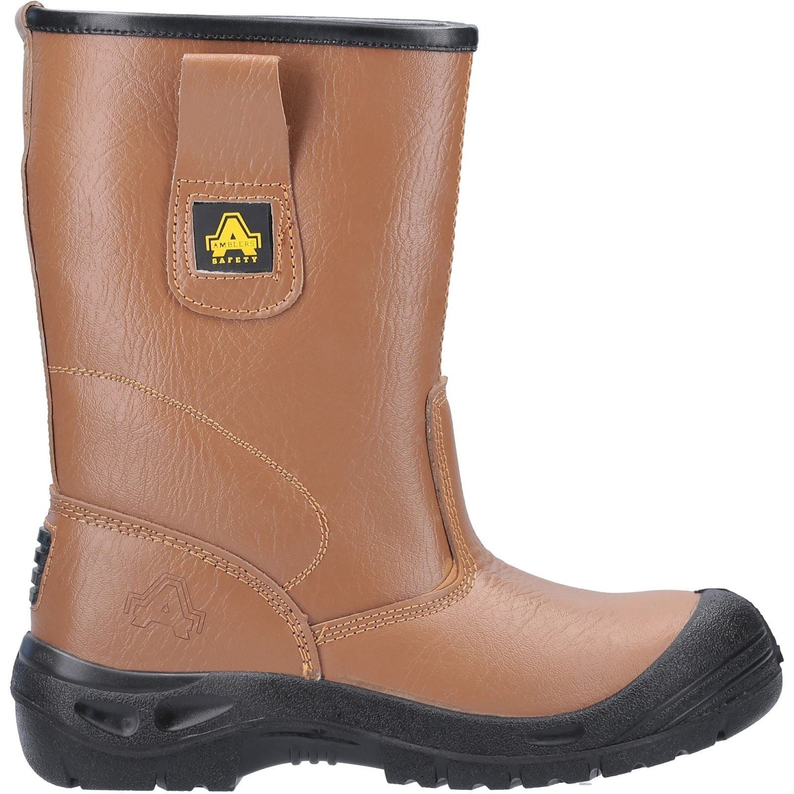 Amblers Safety FS142 Water Resistant Pull On Safety Rigger Boot in Tan