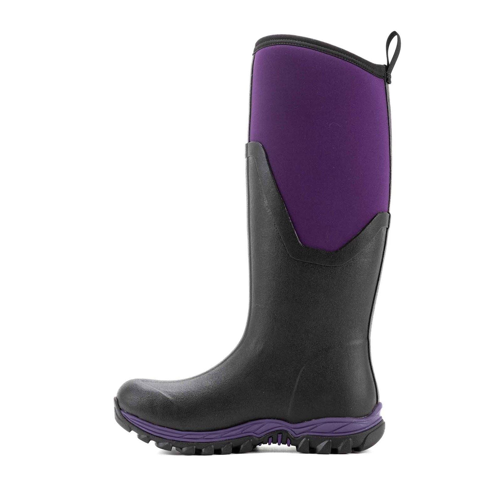 Muck Boots Arctic Sport II Tall Rubber Women's Black/Acai Winter Knee High Boots