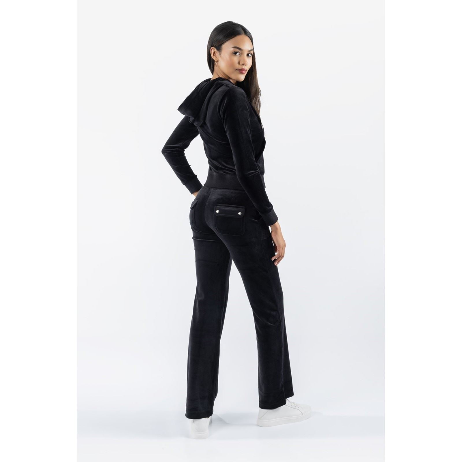 Juicy Couture Del Ray Polyester Women's Black Joggers