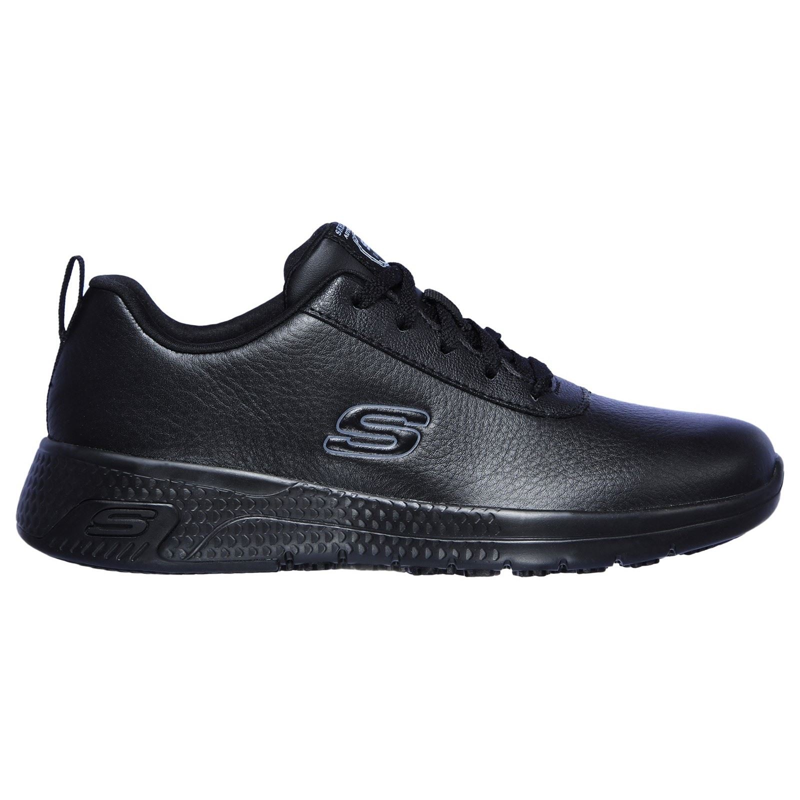 Skechers Workwear Marsing Gmina Leather Women's Black Safety Trainers