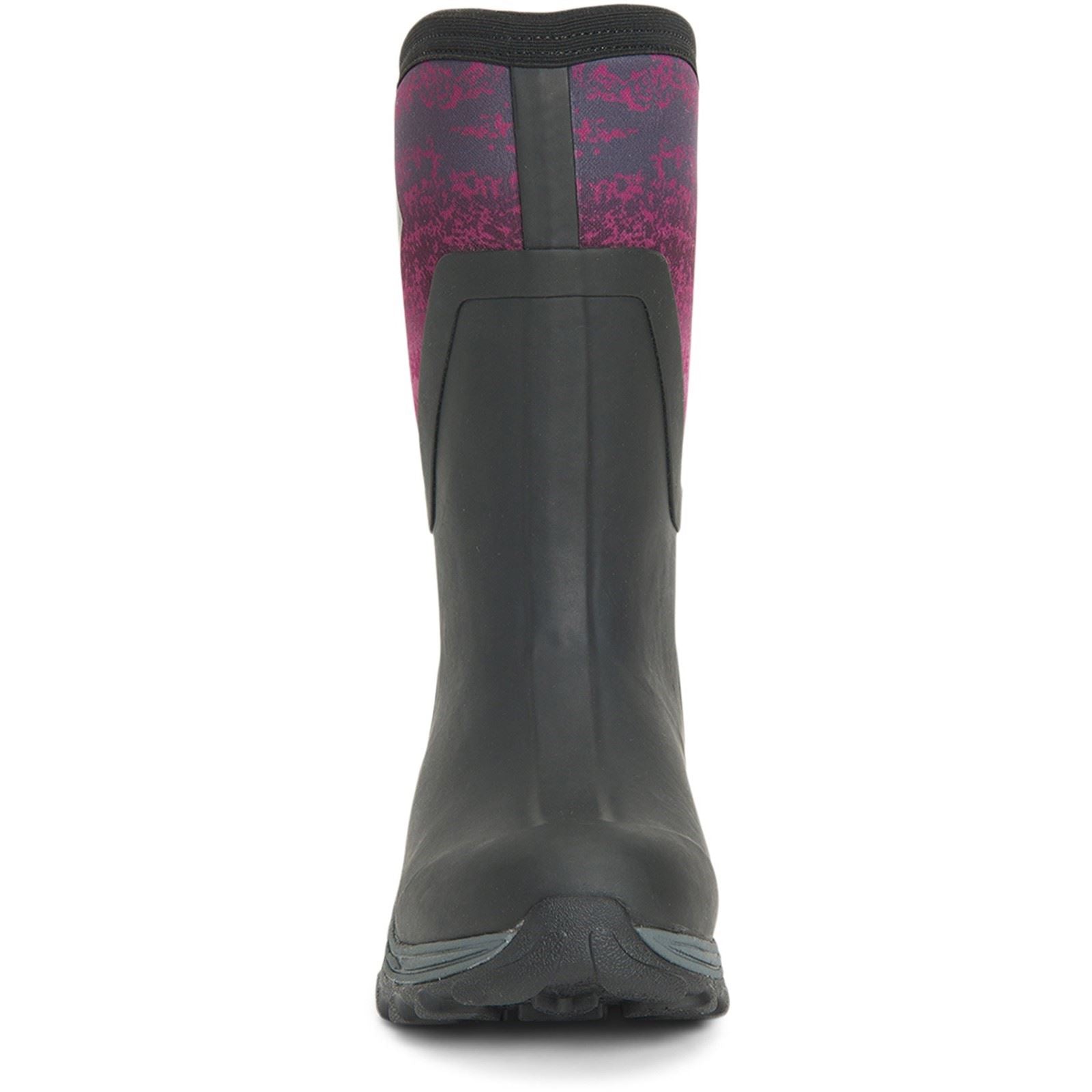 Muck Boots Women's Arctic Sport Mid Wellington Boots in Black/Magenta