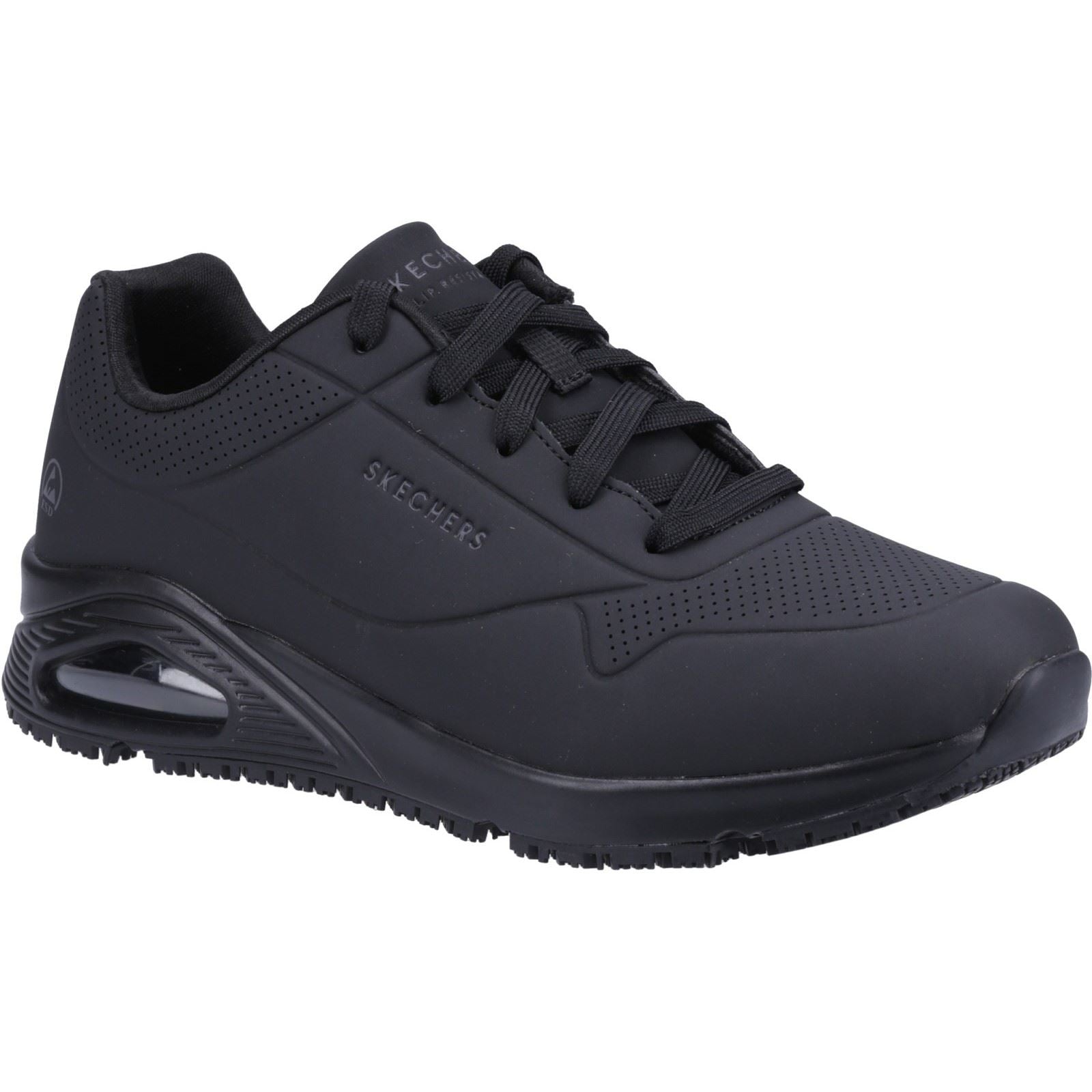Skechers Workwear Work Relaxed Fit: Uno SR Women's Black Safety Trainers