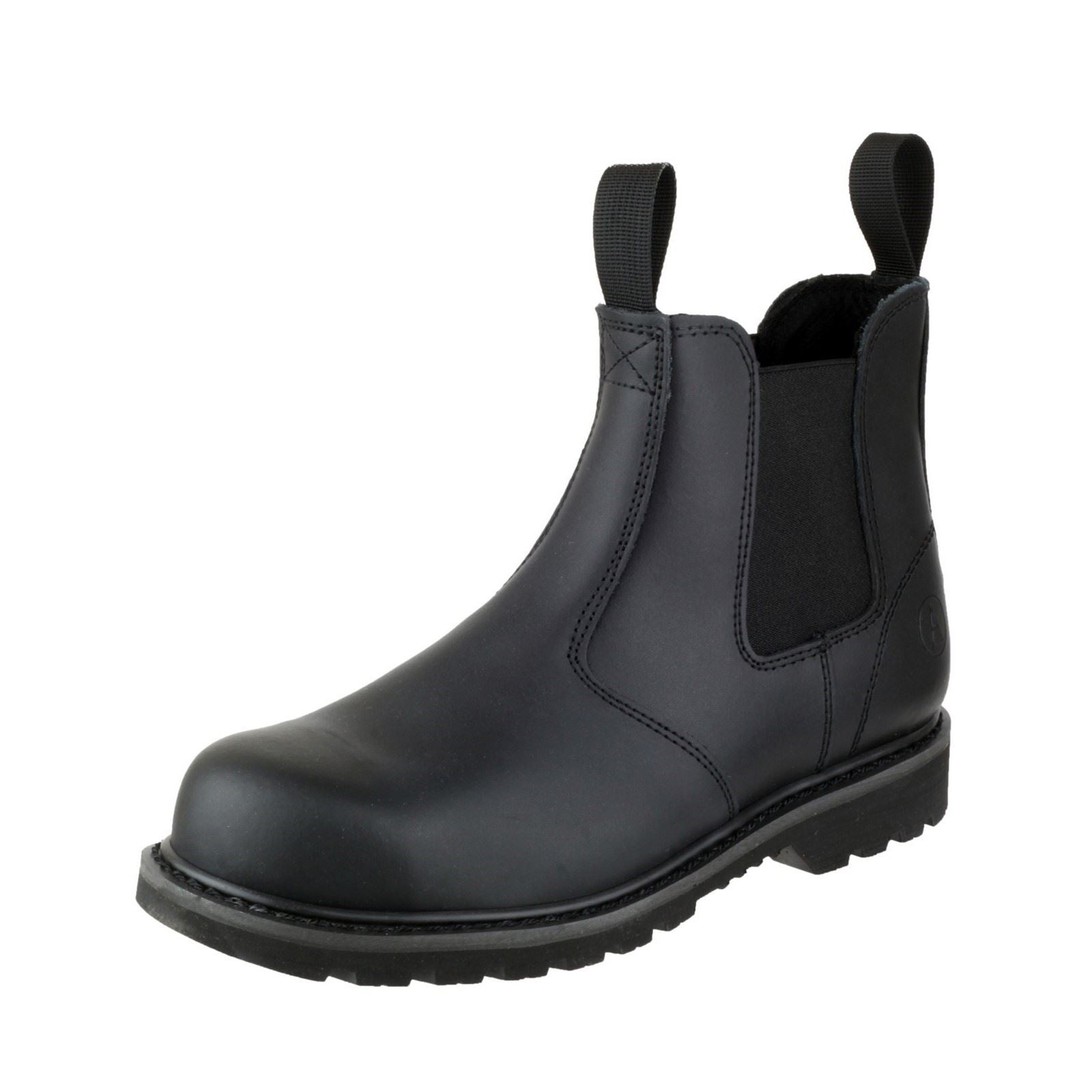 Amblers Safety FS5 Goodyear Welted Pull on Safety Dealer Boot in Black