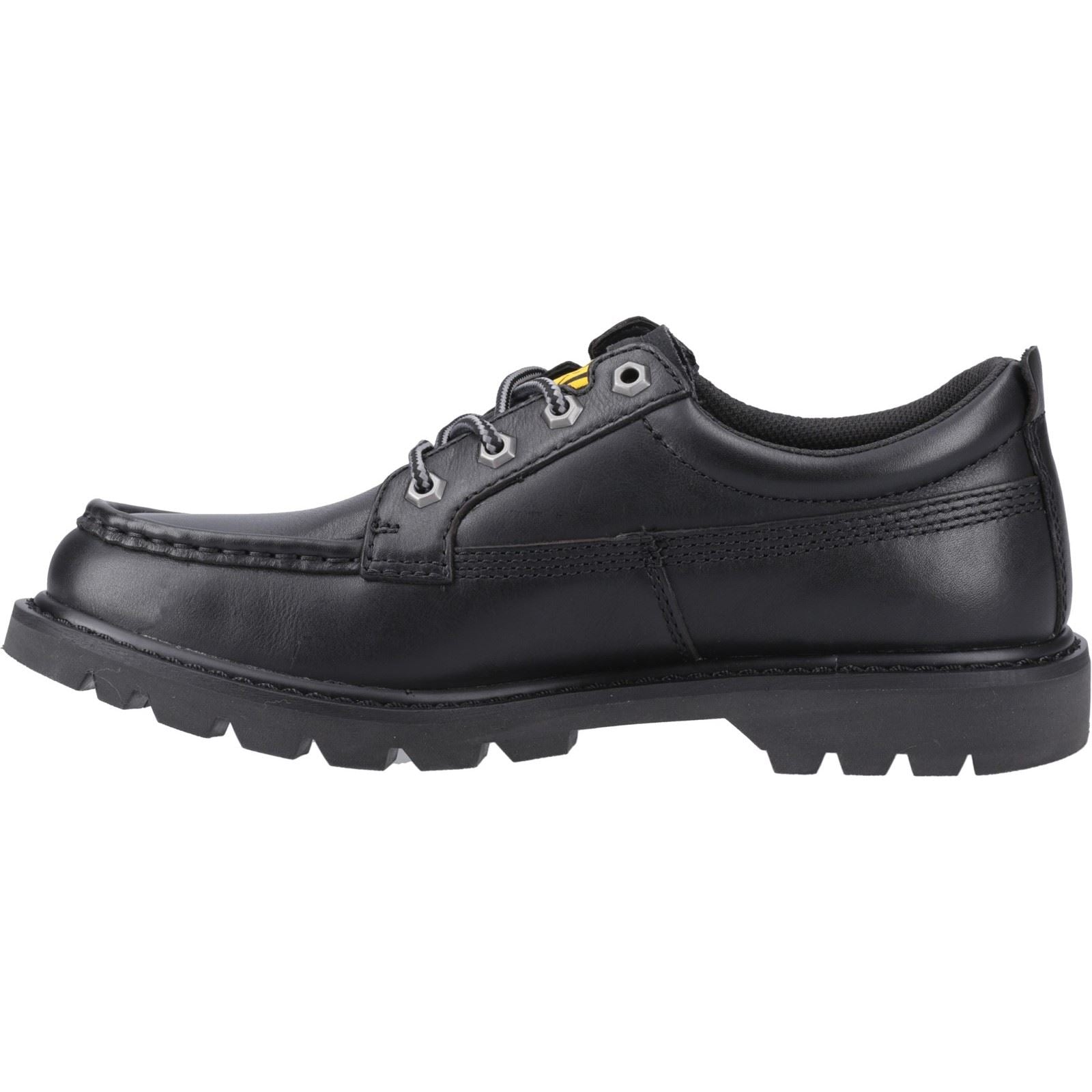 CAT Lifestyle Colorado Moc Toe Low Leather Men's Black Lace-Up Shoes