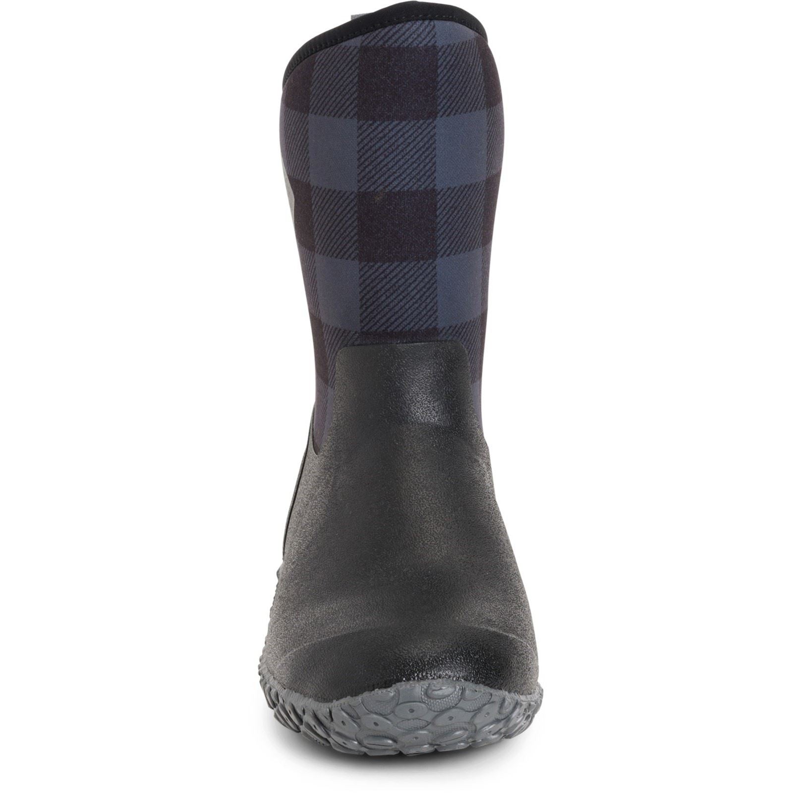 Muck Boots Women's Muckster II Mid Wellington in Black/Grey Plaid